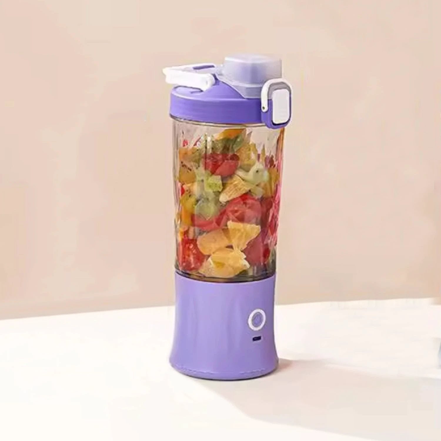 Eletric Crusher Juicer With Multicolor Light 8 Blades (600 Ml  Multicolor) - 69KART