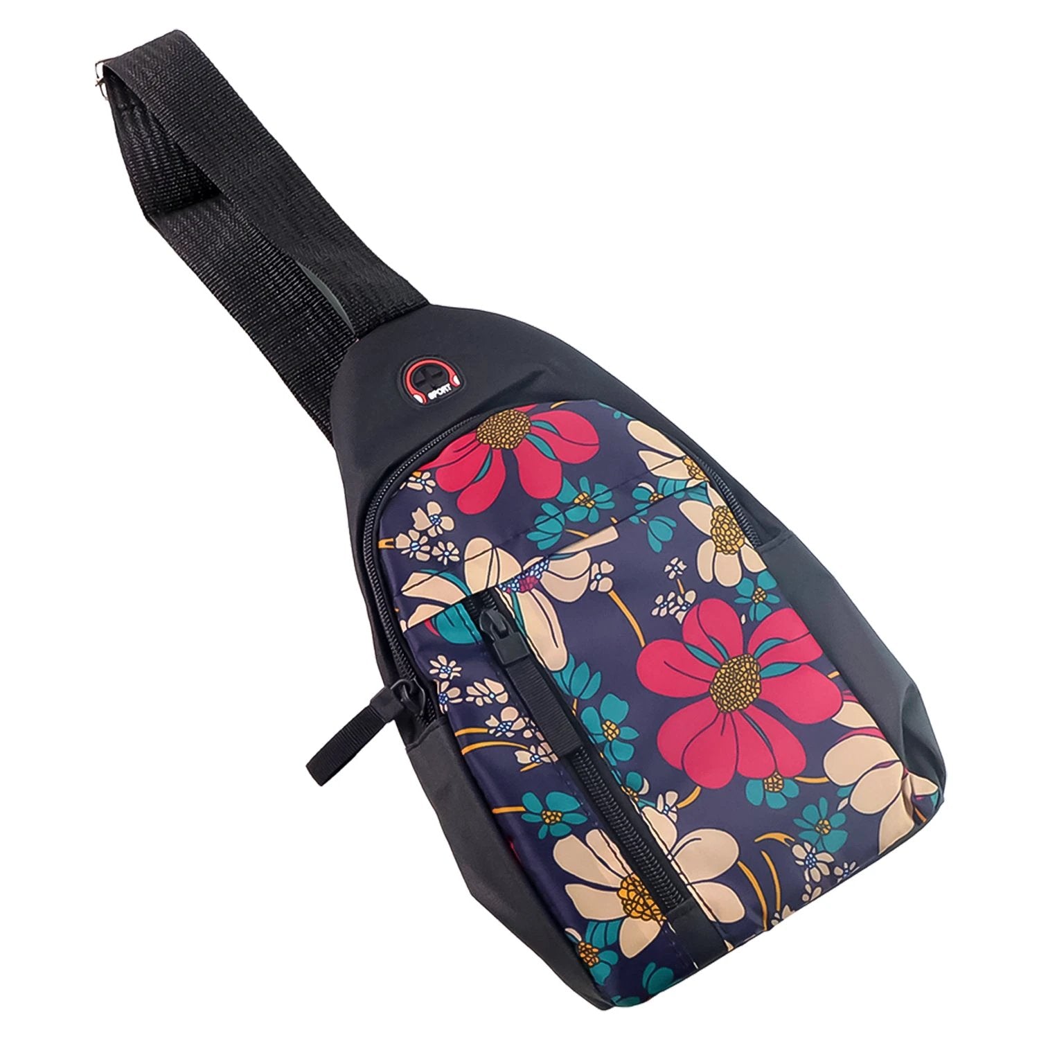 Waterproof Waist Bag Shoulder Bags Usb Charging Earphone Hook Sling Travel Bag (1 Pc) by Wukusy