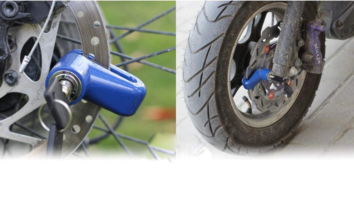 1514 Wheel Padlock Disc Lock Security For Motorcycles Scooters Bikes by Wukusy