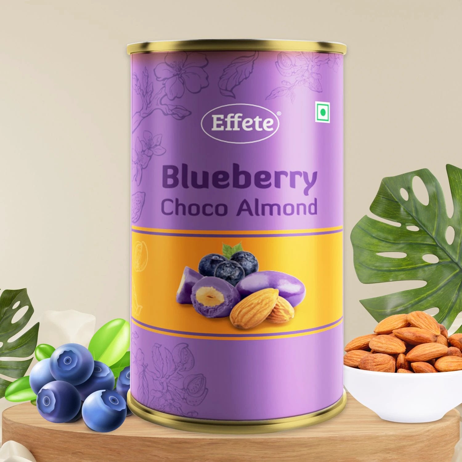 Blue Berry Choco Almond Chocolate (96 Gm) - 69KART