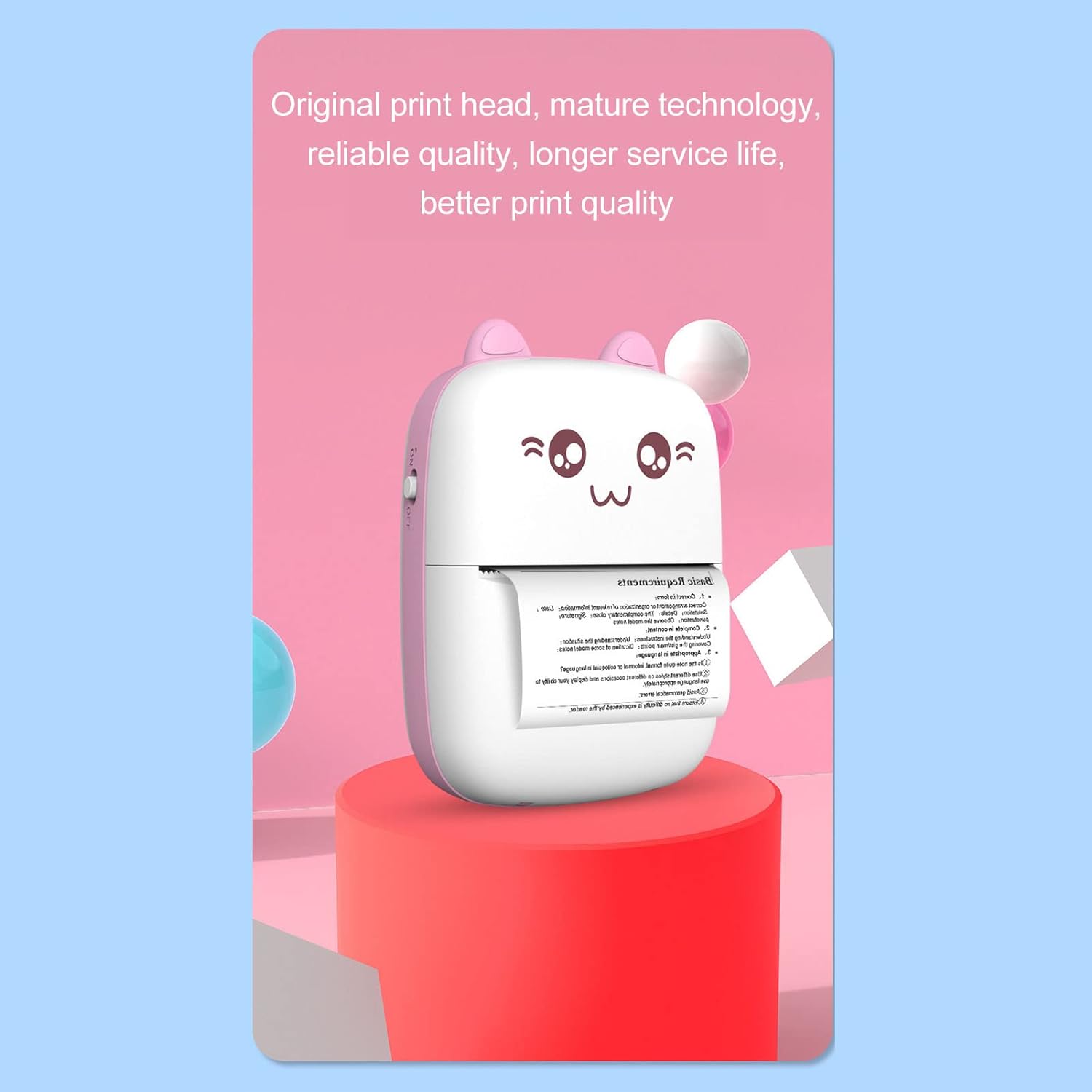Wireless Mini Thermal Printer (with App)