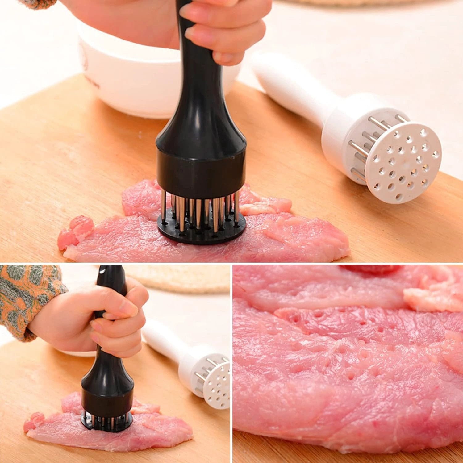 Meat Tenderizer Tool Stainless Steel Needle (1 Pc) by Wukusy