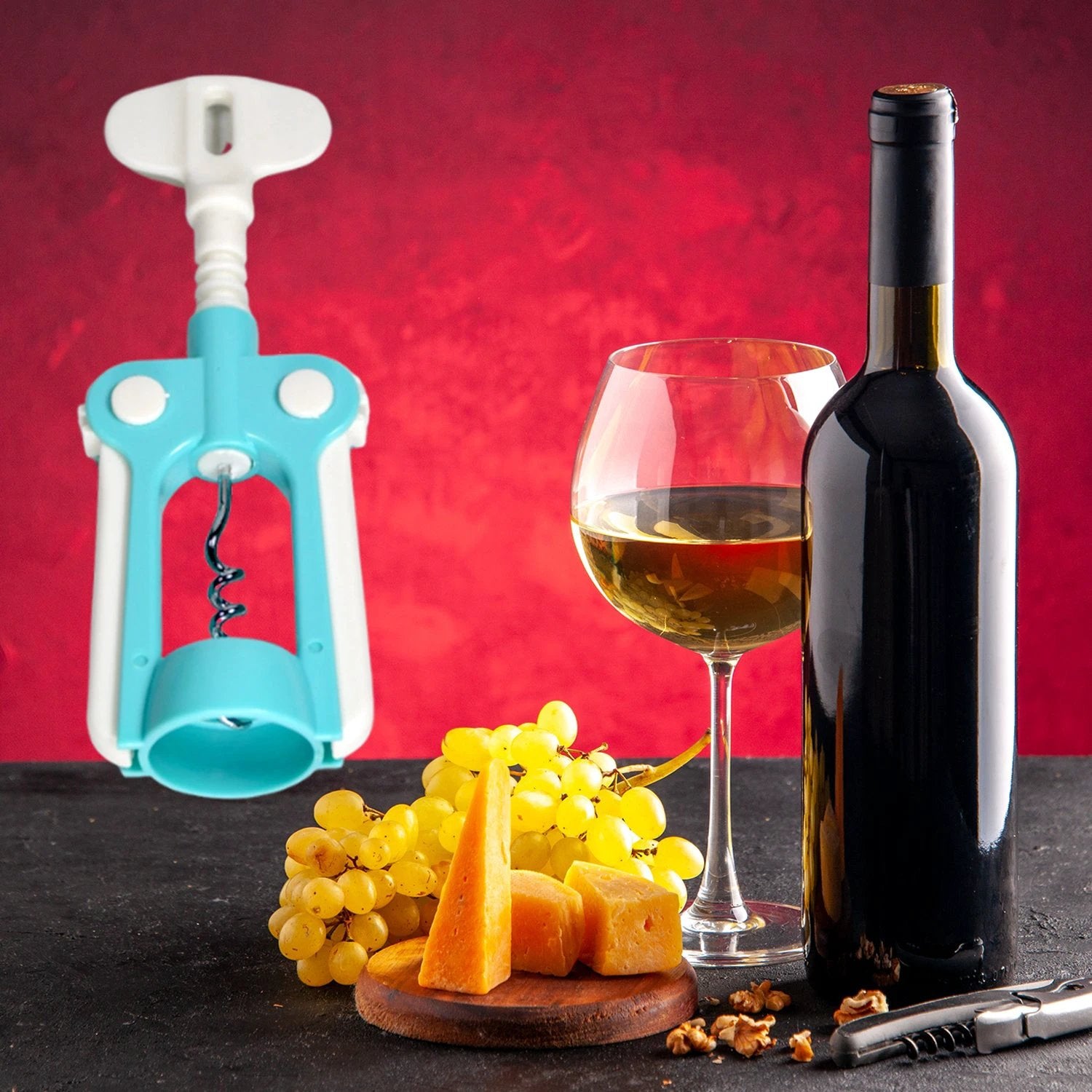 2816 Waiter Wine Corkscrew Bottle Beer Cap Opener For Restaurants Bar Home - 69kart