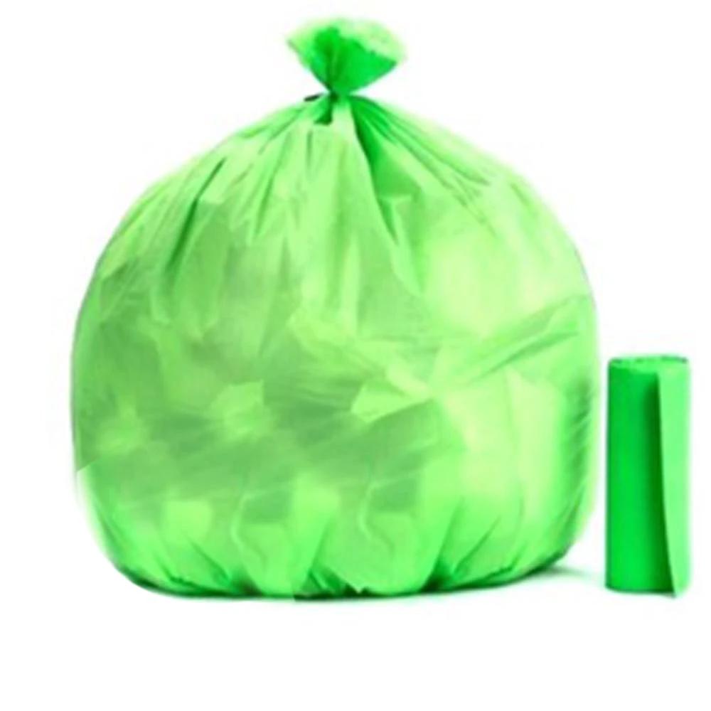 1581 Green Compostable Corn Starch Garbage Bags (17 X 19) by Wukusy