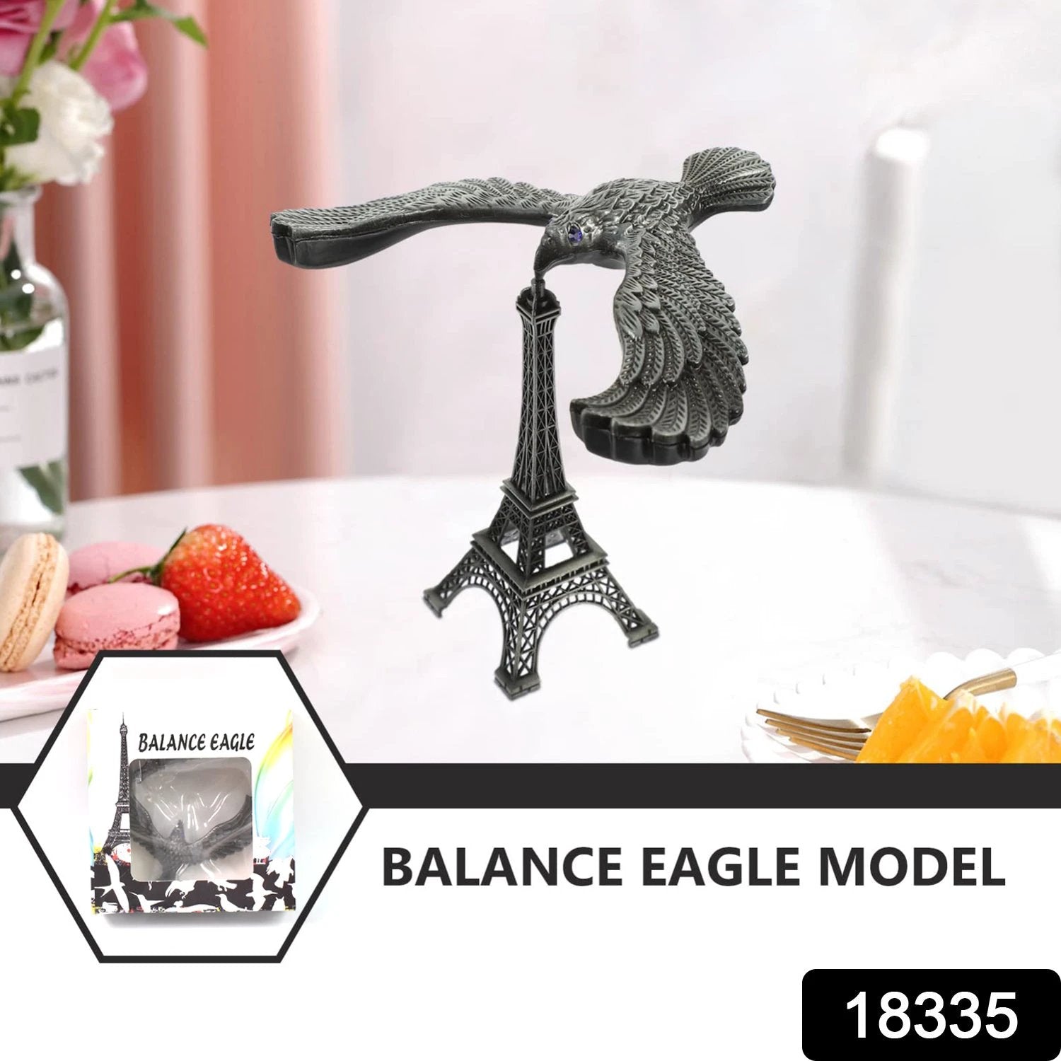 Balancing Bird Metal Eiffel Tower Toy Set by Wukusy