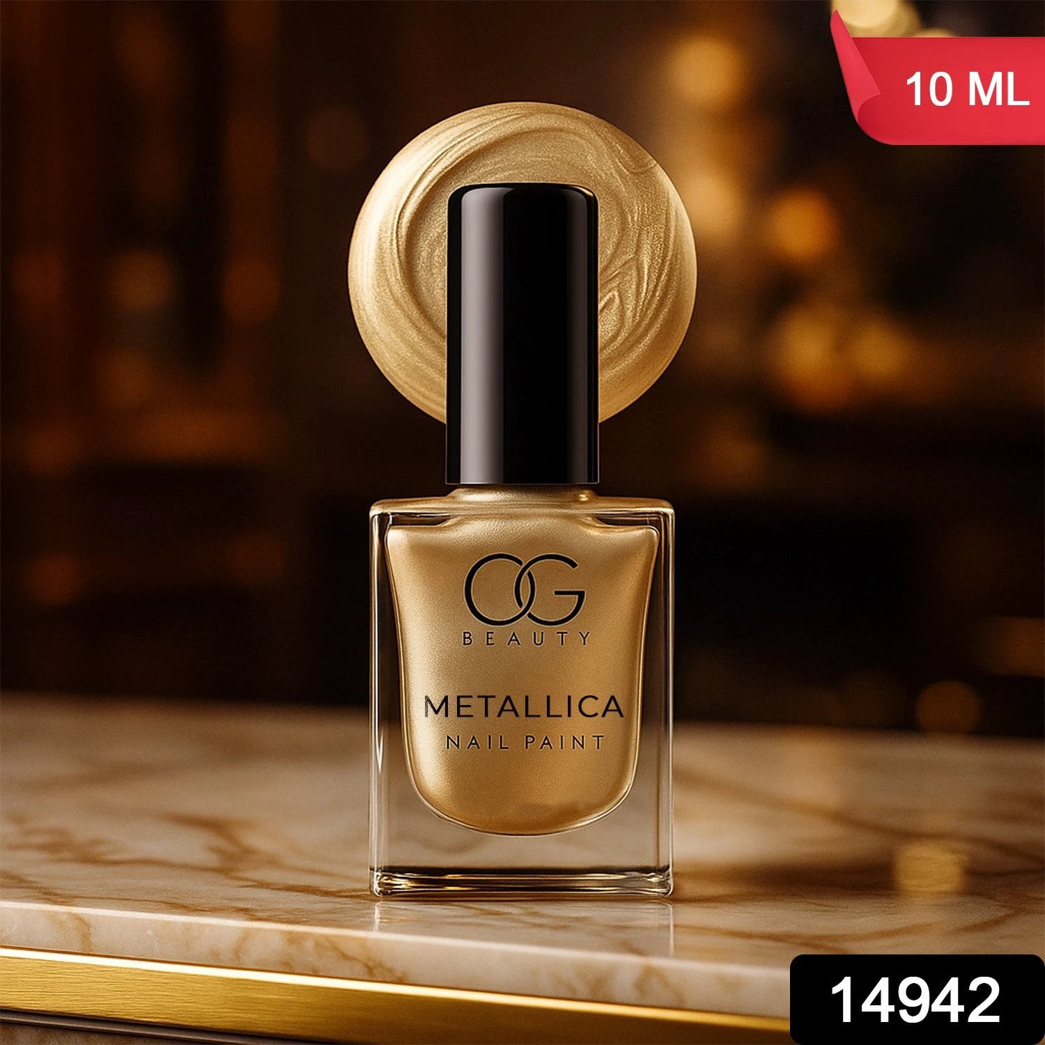 Og Beauty Premium Vintage Brass Metallica Nail Polish (1 Pc  10 Ml) - 69KART