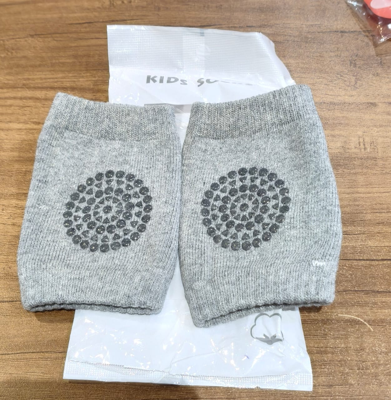 Light Grey Toddler Wool Knit Leg Warmer