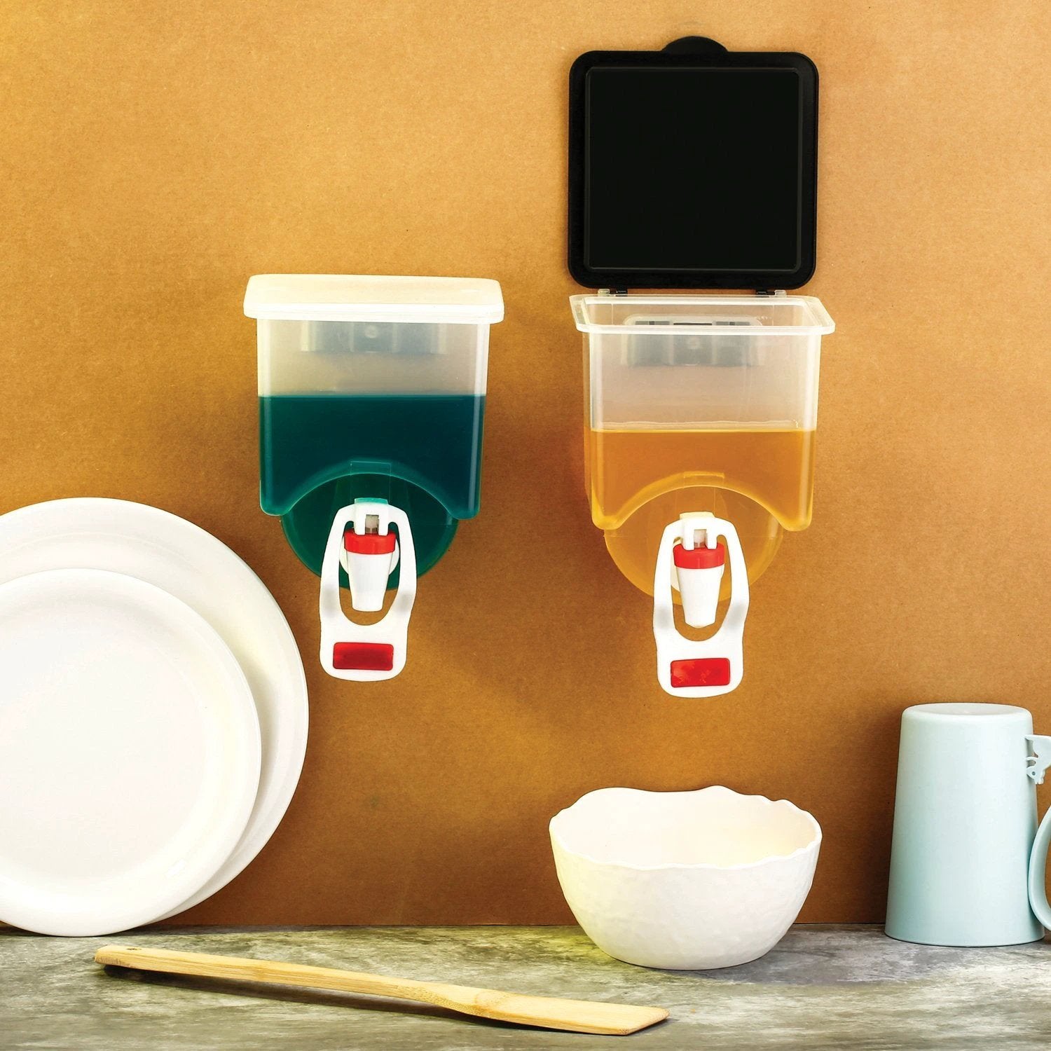 2972 Wall Mounted Oil Dispenser Bottle (1100ml Approx) - 69kart
