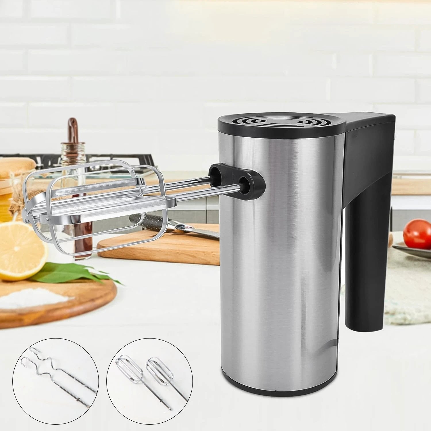 Orbit Stainless Steel Electric Hand Mixer - 450w by Wukusy