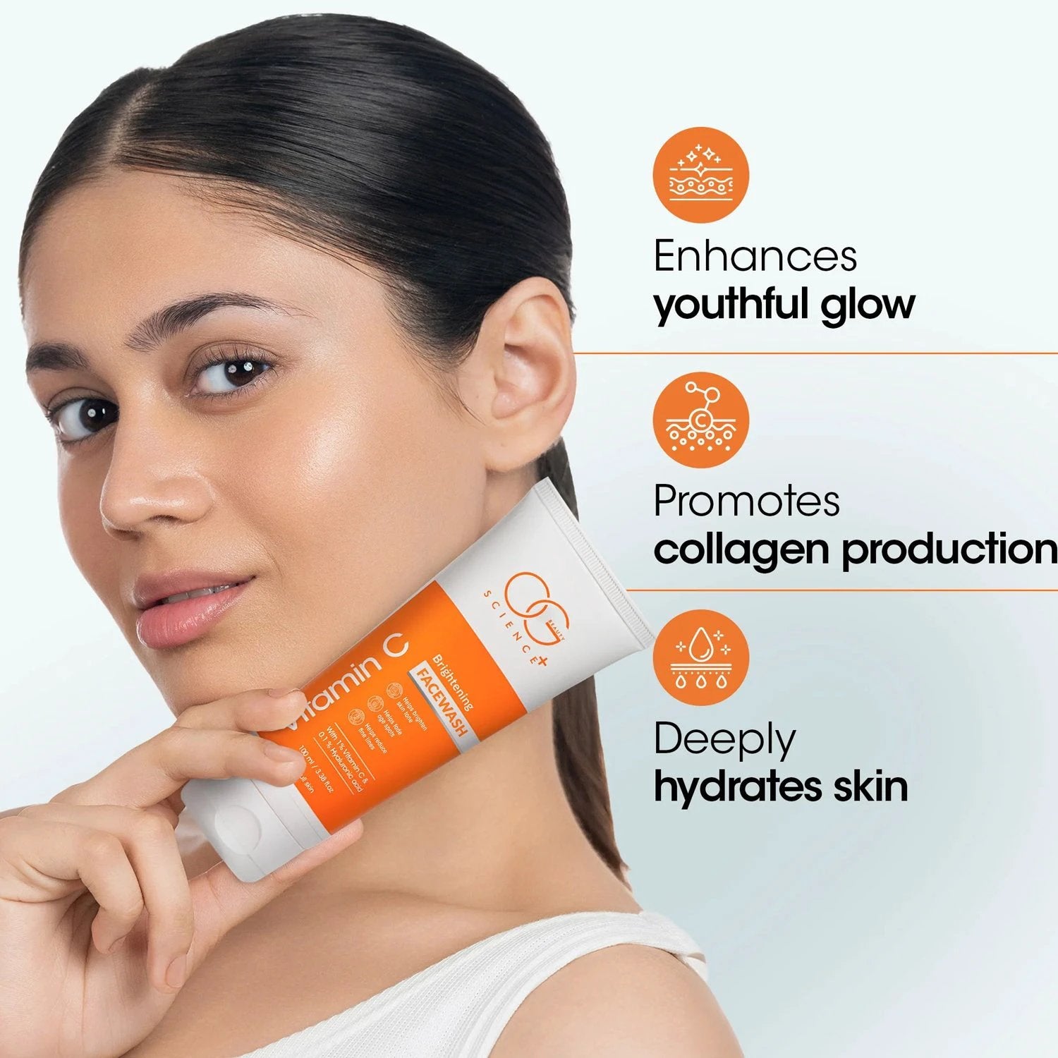 Og Beauty Vitamin C Brightening Facewash - (1 Pc   100ml) - 69KART