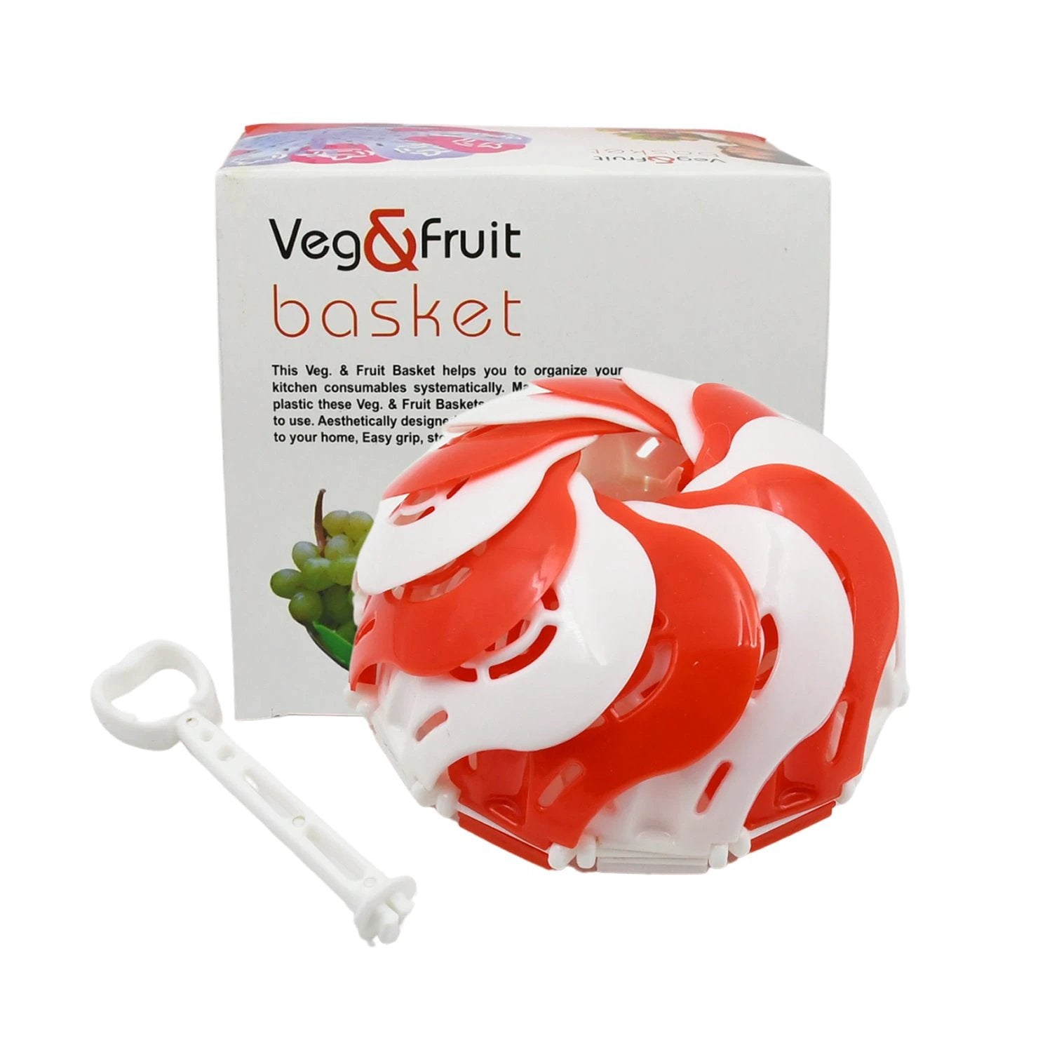 2611 Folding Fruit Basket  Foldable Basket  Fruit Bucket Basket With Hanging Stand  Fruit And Vegetables Basket  Foldable Lotus Shape Basket Tray For Multi-use (1 Pc) - 69KART