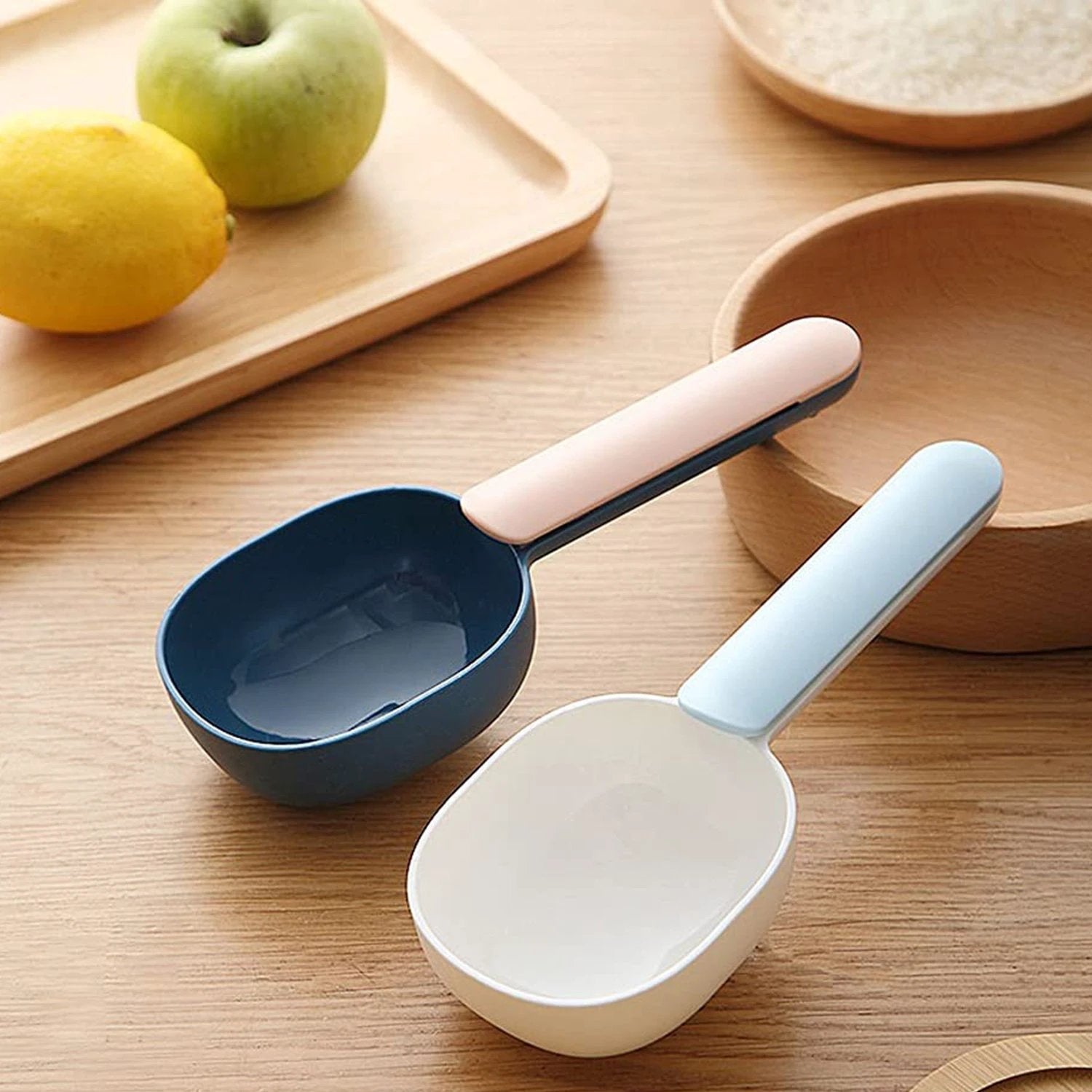 Large Plastic Measuring Spoons Flour Scoops For Home Kitchen (1 Pc) - 69KART