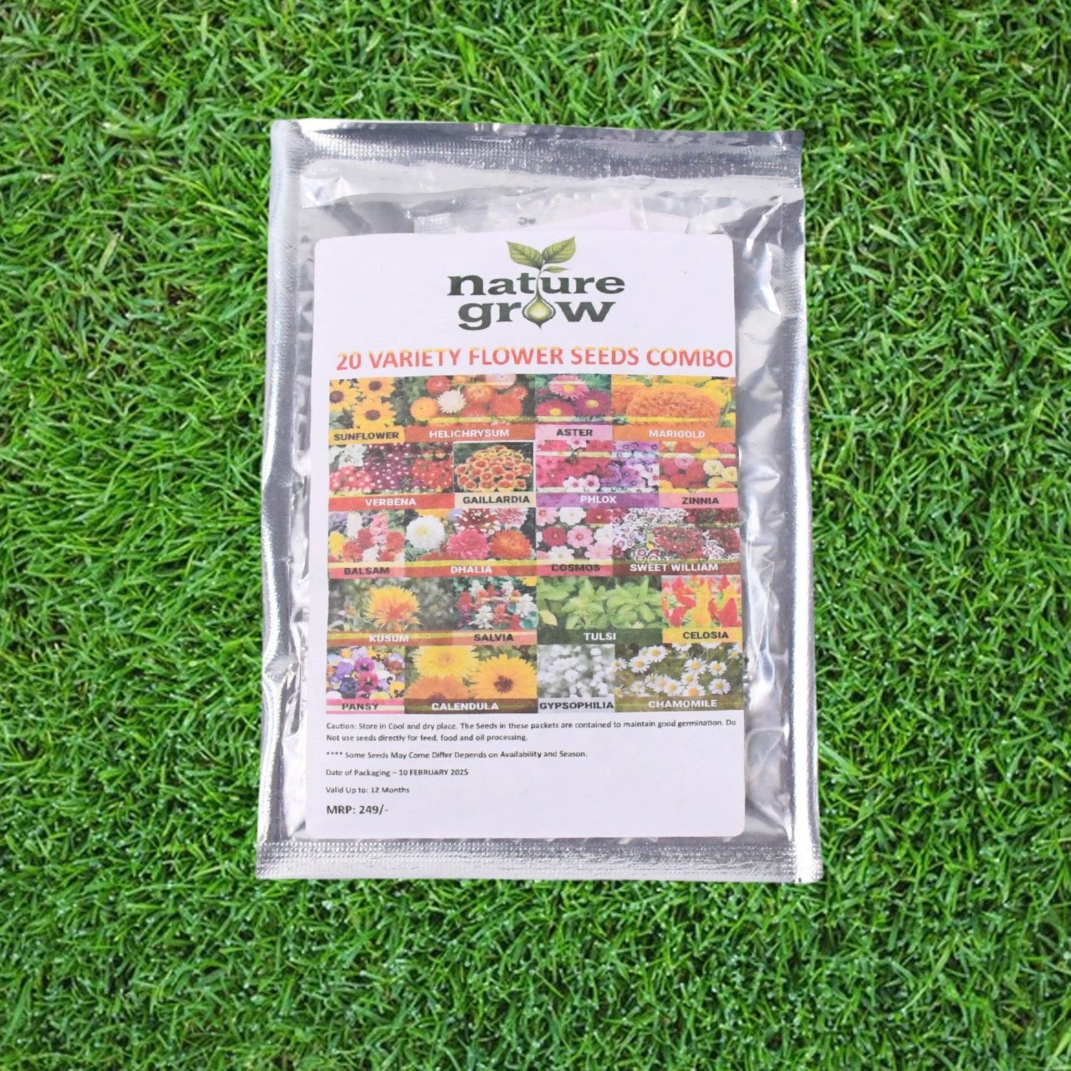 Seeds 20 Varieties Of Flower Seeds Combo (1 Pkt 20 Varieties) by Wukusy