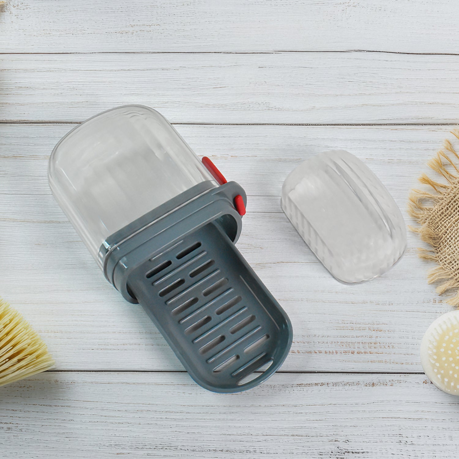 Multipurpose soap box holder