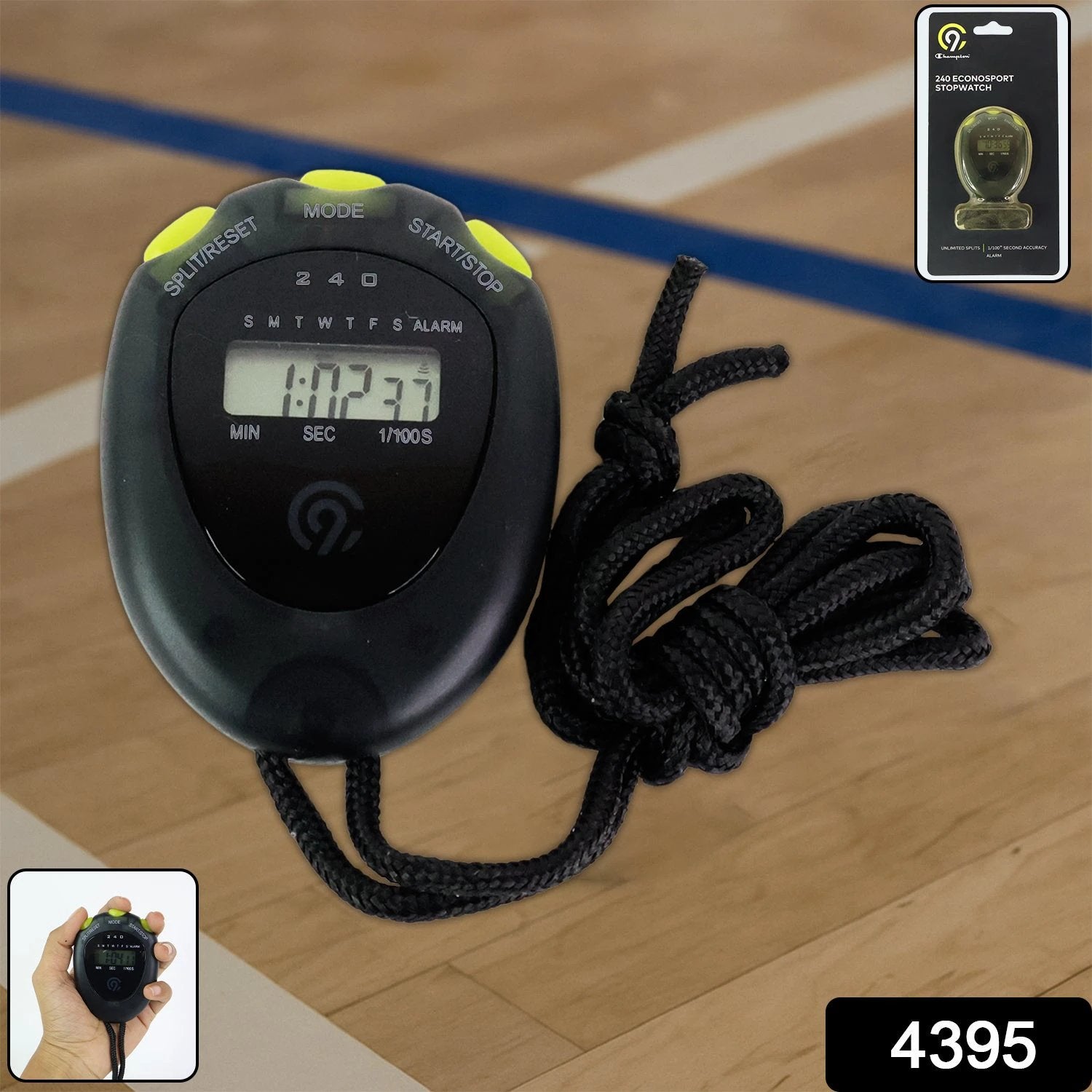 Digital Sports Stopwatch Timer With Split Timing - 69KART