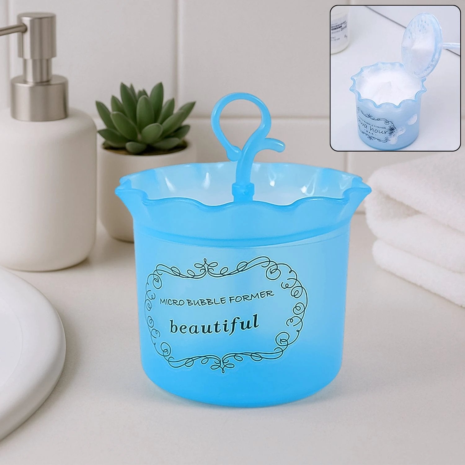 Micro Bubble Foaming Face Cleanser Cup by Wukusy