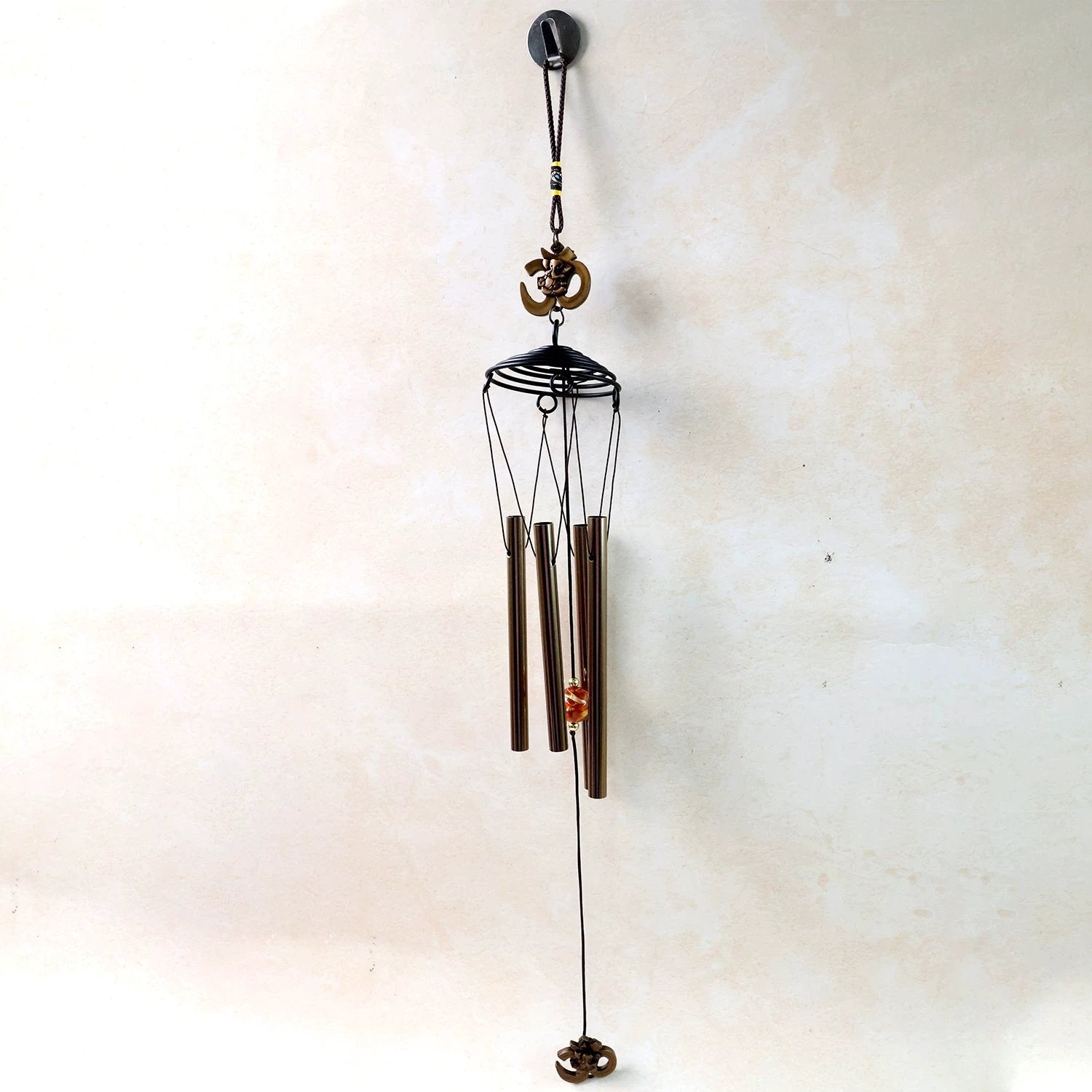 Metal Wind Chime with Om Symbol by Wukusy