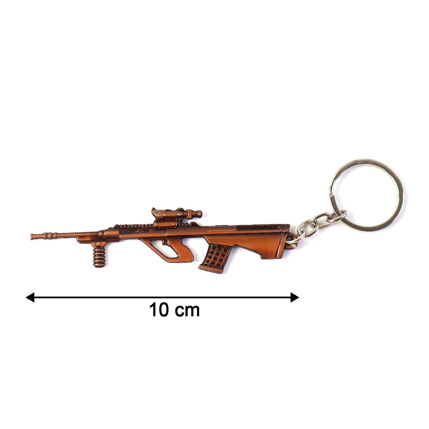 Metal Gun Shape Keychain by Wukusy