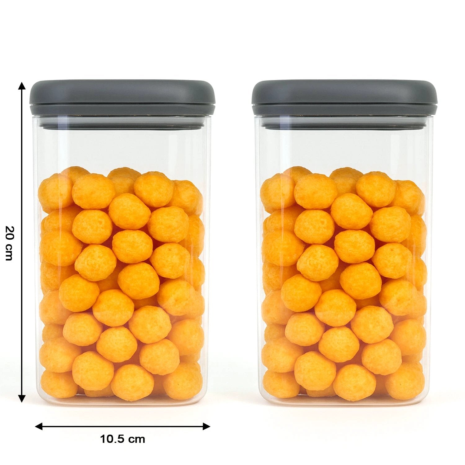 Supermom Airtight Kitchen Storage Containers  (2 Pc Set  1500 Ml) - 69KART