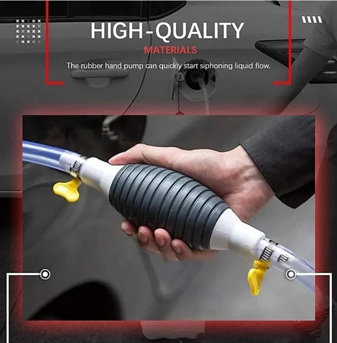 9085a Fuel Transfer Pump Kit High Flow Siphon Hand Oil Pump Portable Manual Car Fuel Pump For Petrol Diesel Oil Liquid Water Transfer Pump - 69KART