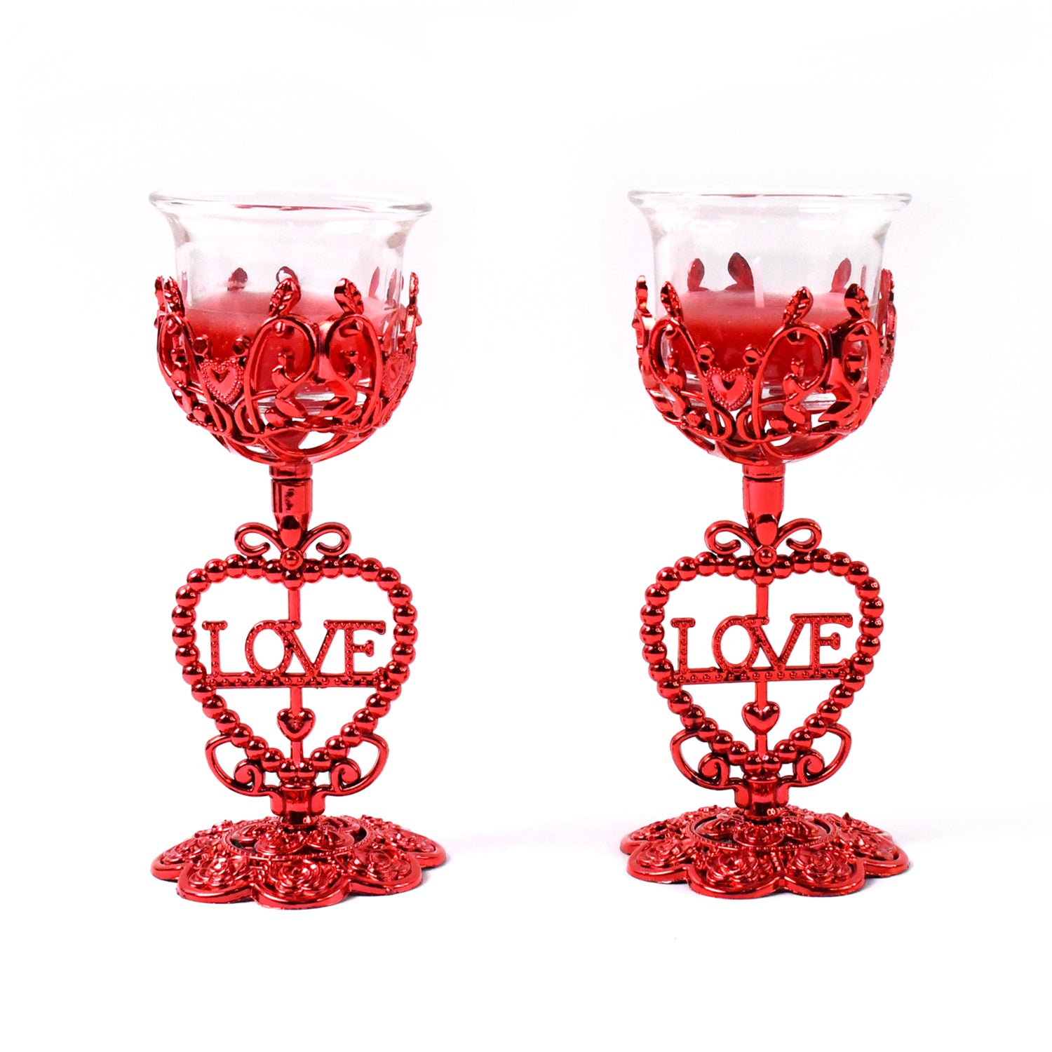 Lights Holder Candle Stand (2 Pc Set)