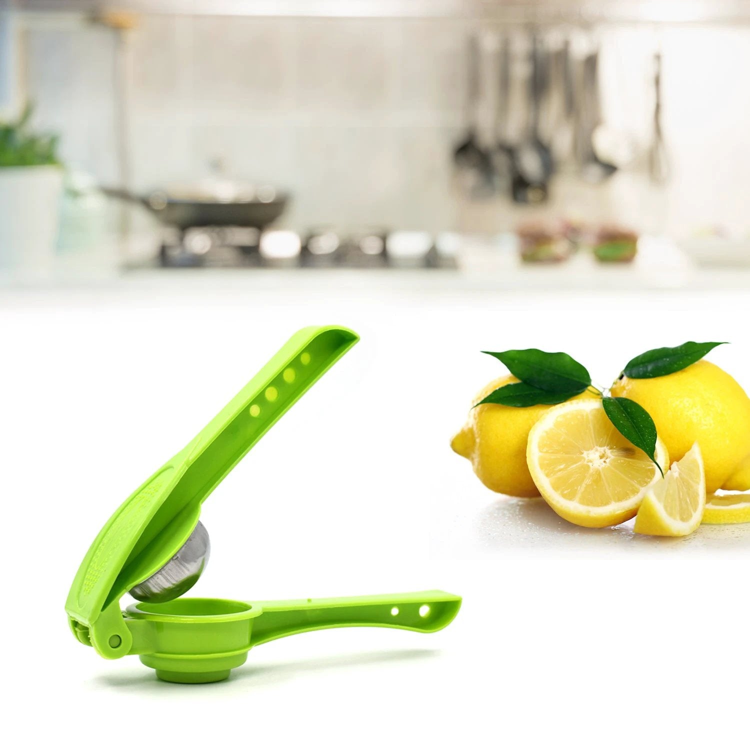 2856 Plastic Lemon Squeezer Cum Opener 2 In 1 Lemon Squeezer - 69kart