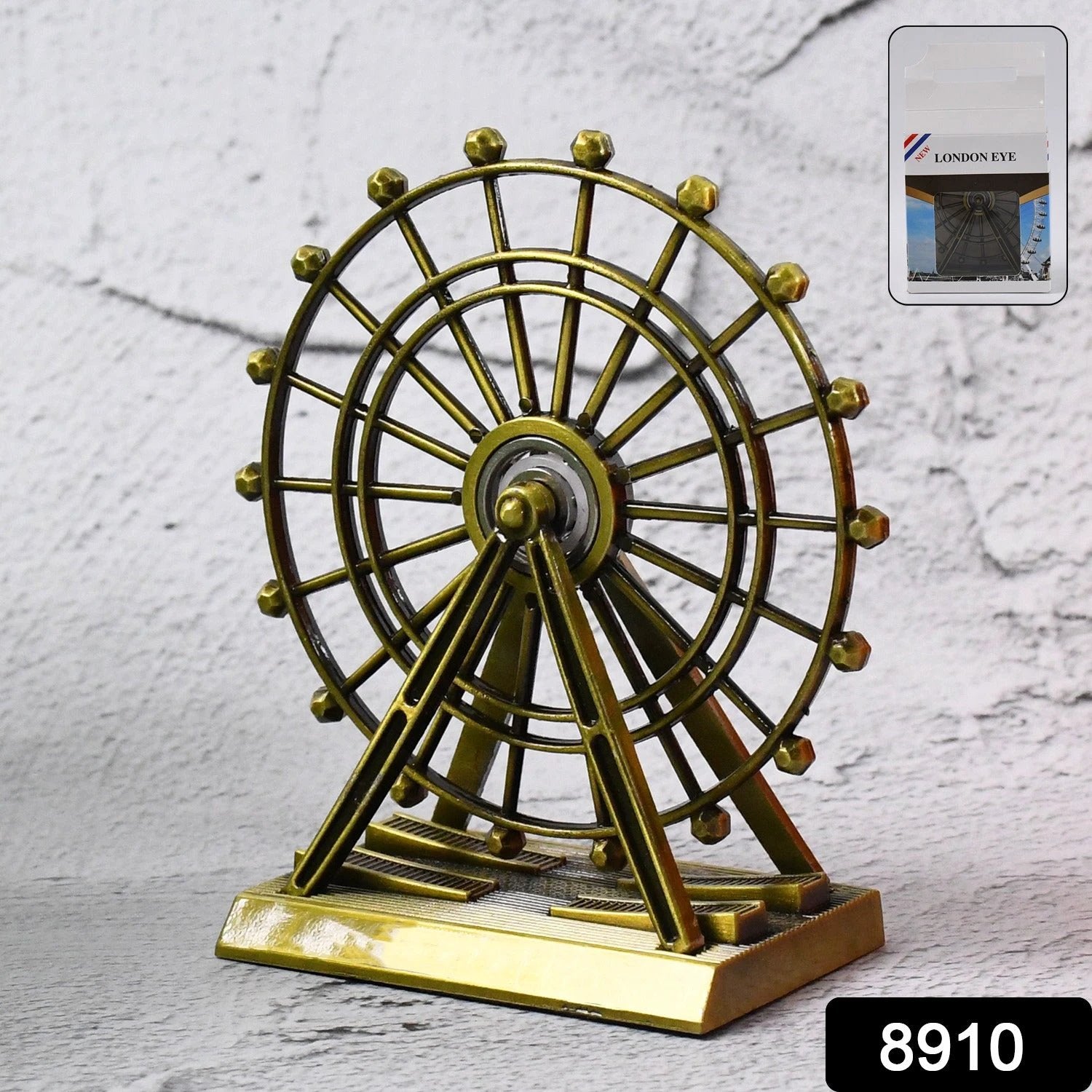 Metal Desktop Wheel Tower Decoration by Wukusy