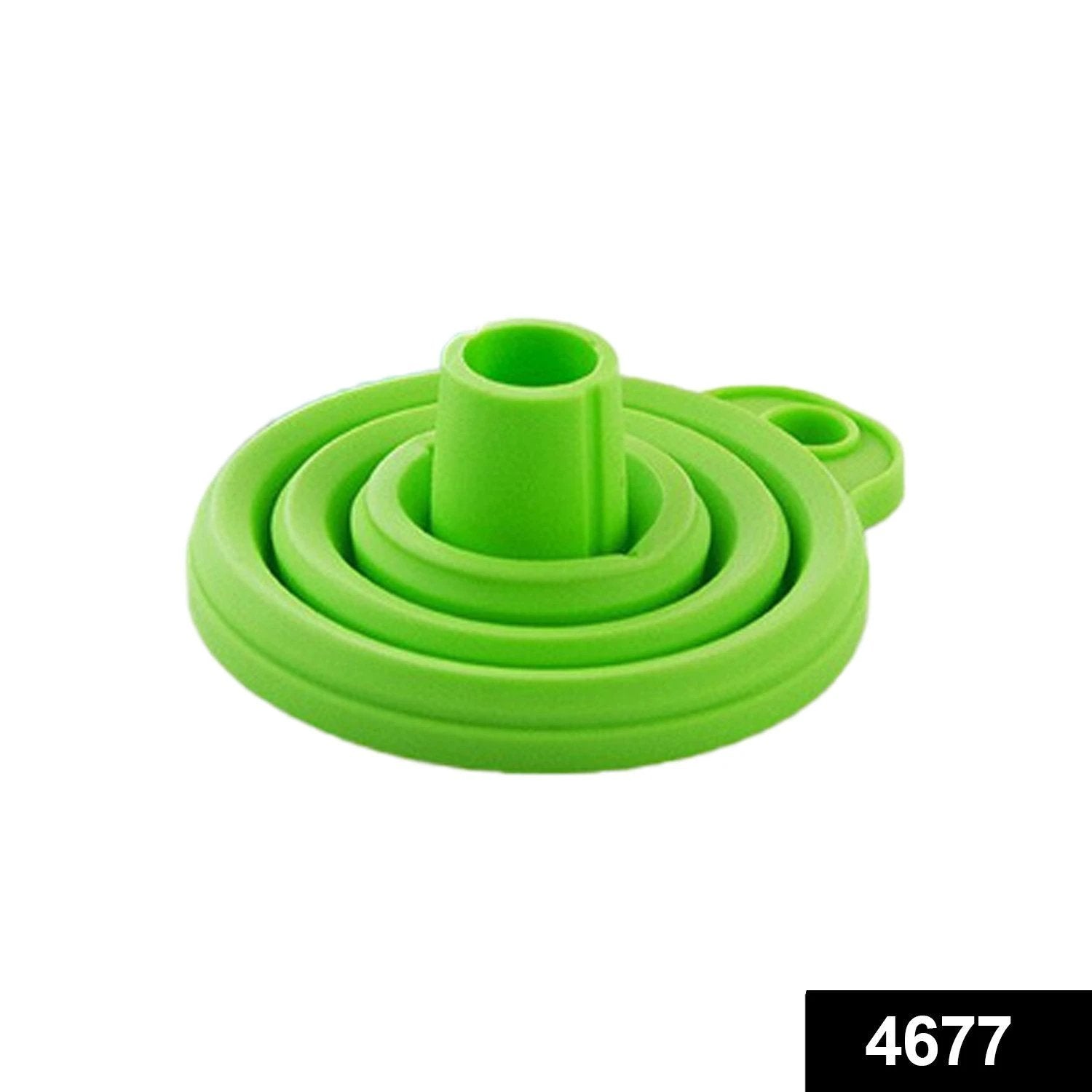 4677 Silicone Funnel For Kitchen Use Oil Pouring Sauce Water Juice by Wukusy