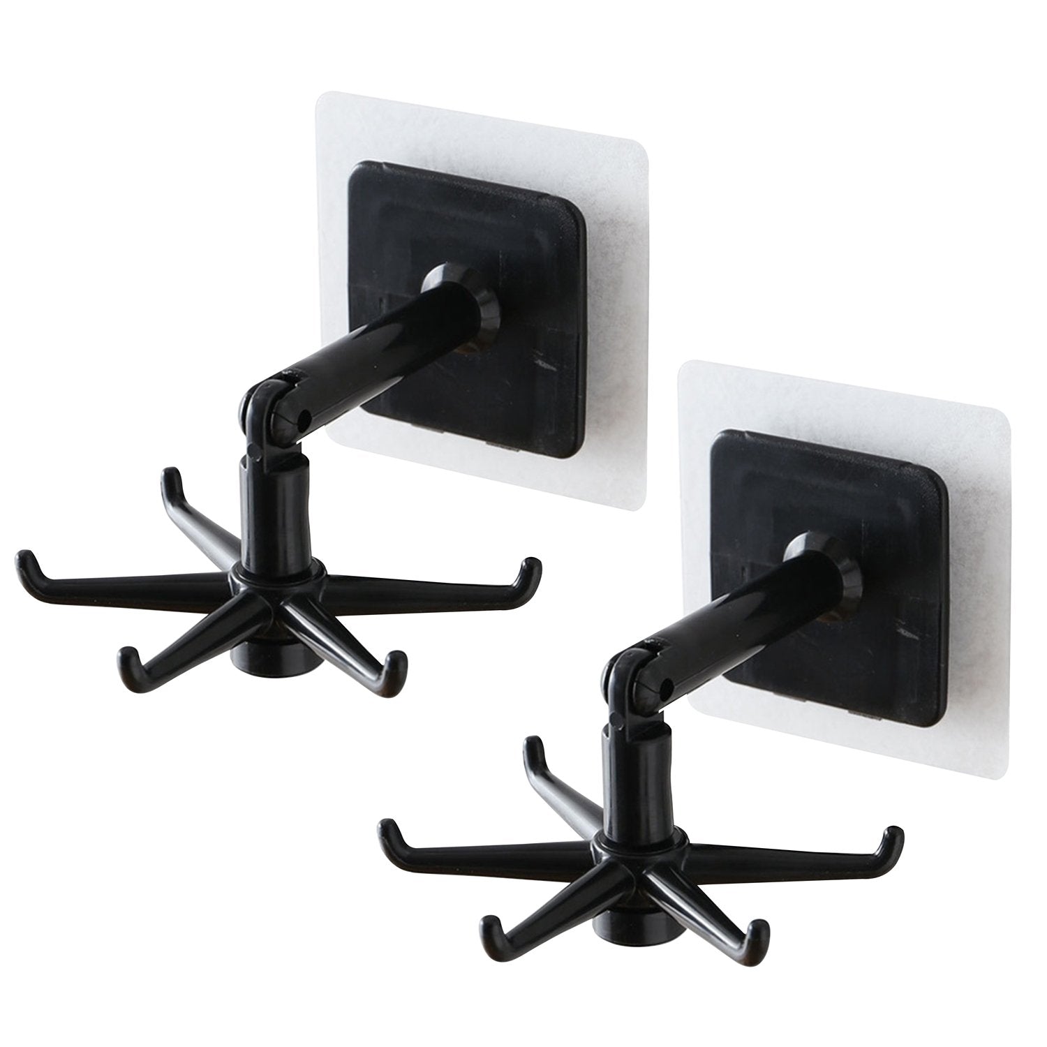 Rotatable  Hooks For Hanging 360 (Pack Of 2) (Brown Box)