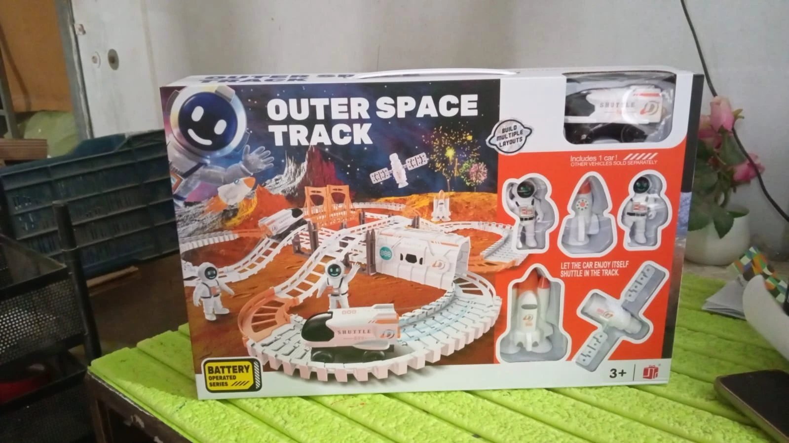 Outer Space Race Track Set For Kids Toys (1 Set) - 69KART