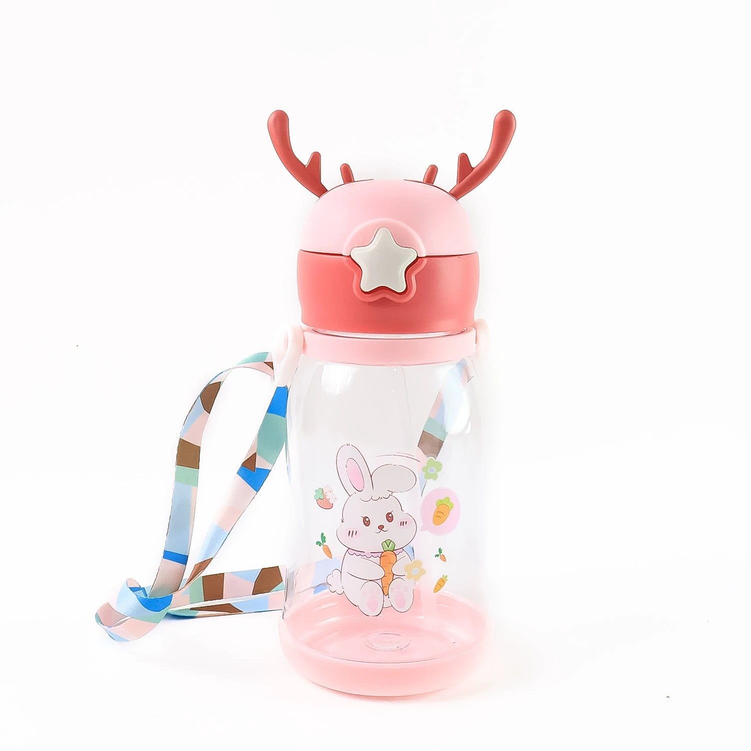 Cute Cartoon Water Bottle Approx 450ml (1 Pc) - 69kart