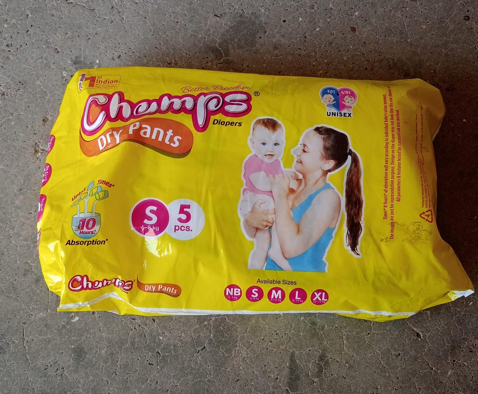 Small Champs Dry Pants Style Diaper S5 Pcs