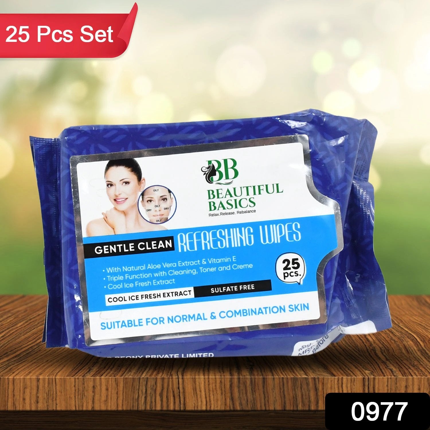 Refreshing Wet Wipes For Face Facial Cleansing Refreshing Skin Hydration Soothing For Skin Ph Balance Alcohol Free Nourishing With Fruit Extract 25 Wipes by Wukusy