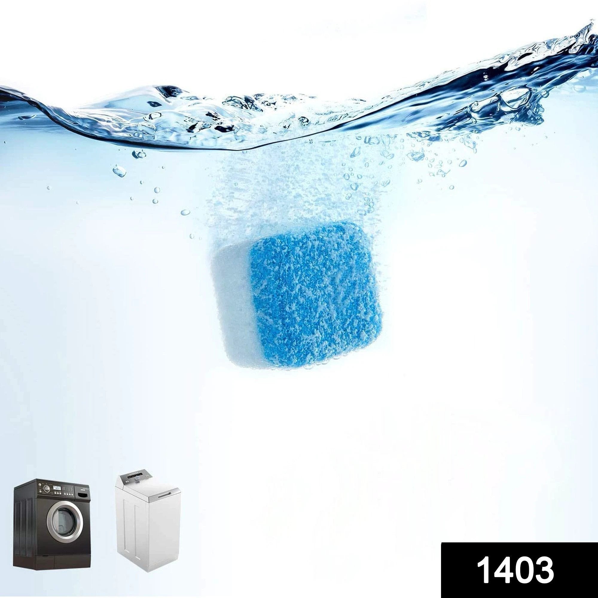 1402 Washing Machine Stain Tank Cleaner Deep Cleaning Detergent Tablet ( 1pc ) by Wukusy