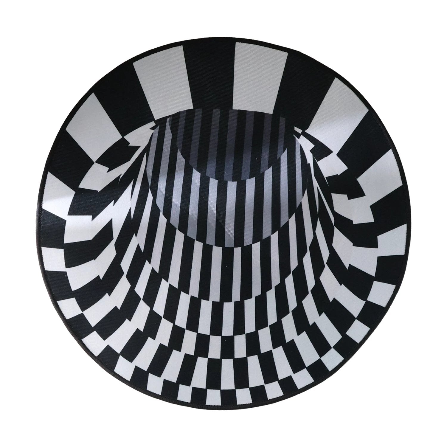 3d Space Round Carpet Floor Mat Non-woven Doormat (60 Cm) by Wukusy