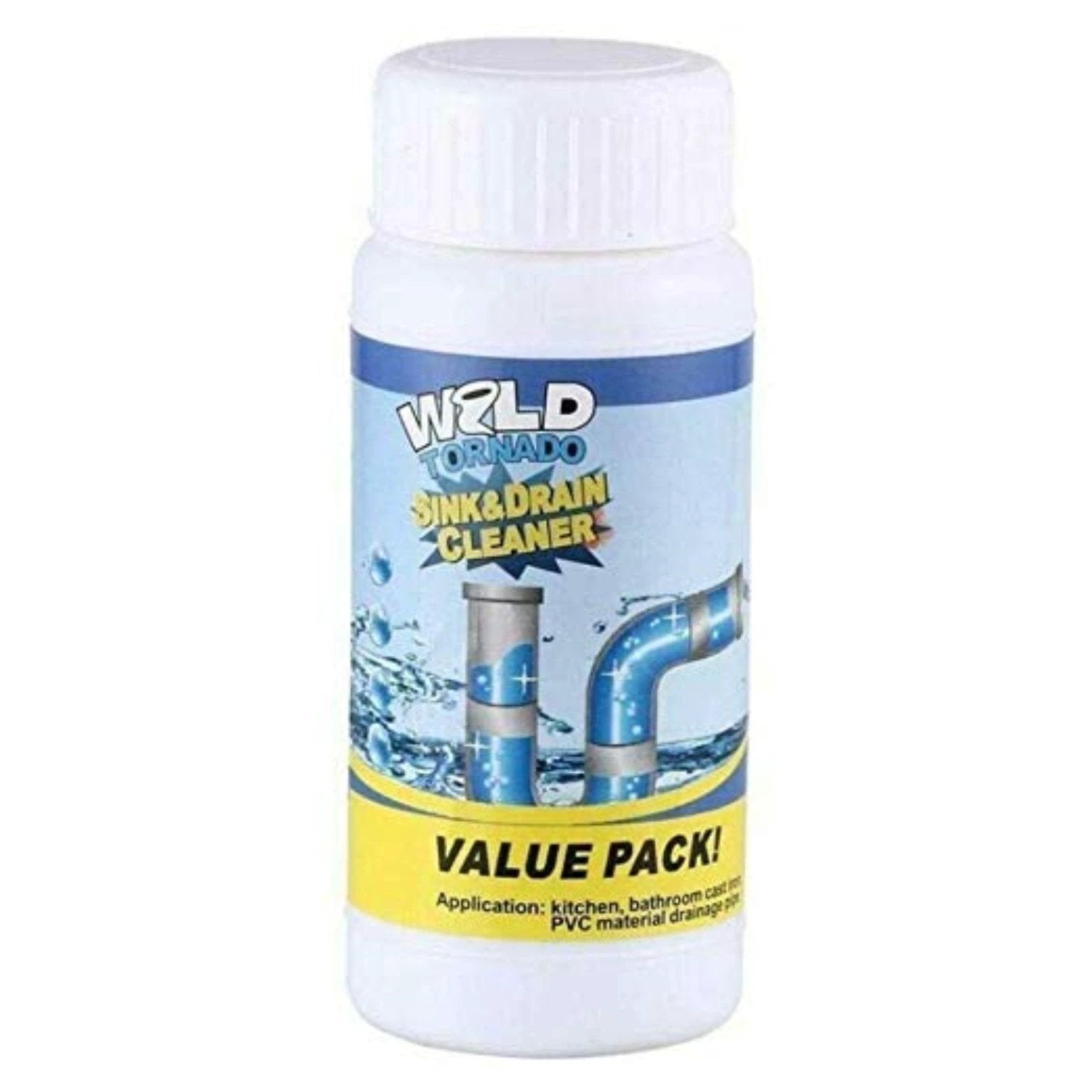 7934 Powerful Sink And Drain Cleaner Portable Powder Cleaning Tool Super Clog Remover Chemical Powder Agent For Kitchen Toilet Pipe Dredging (110 Gm) by Wukusy