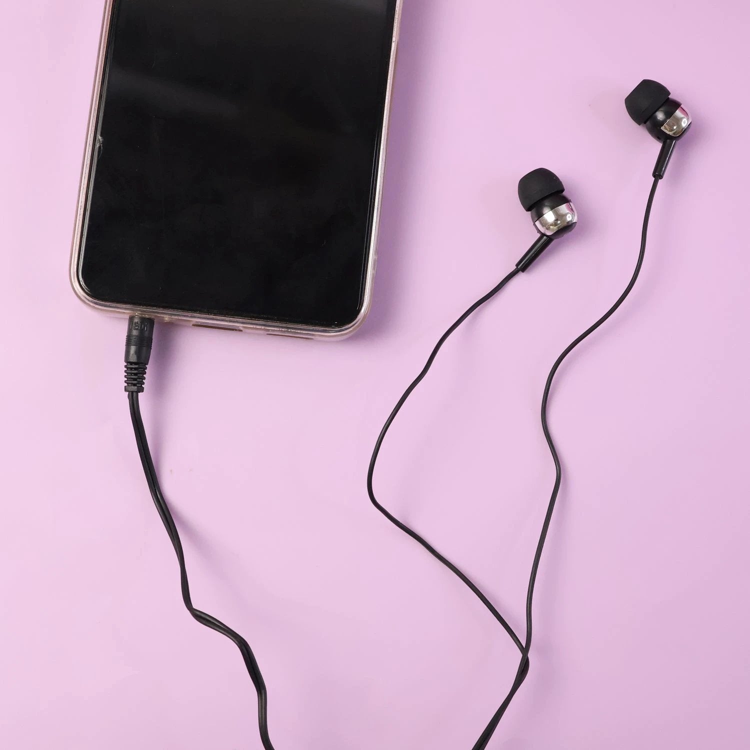 Wired Stereo Earphones With 3.5mm Jack (1 Pc 1.2m Cable) by Wukusy