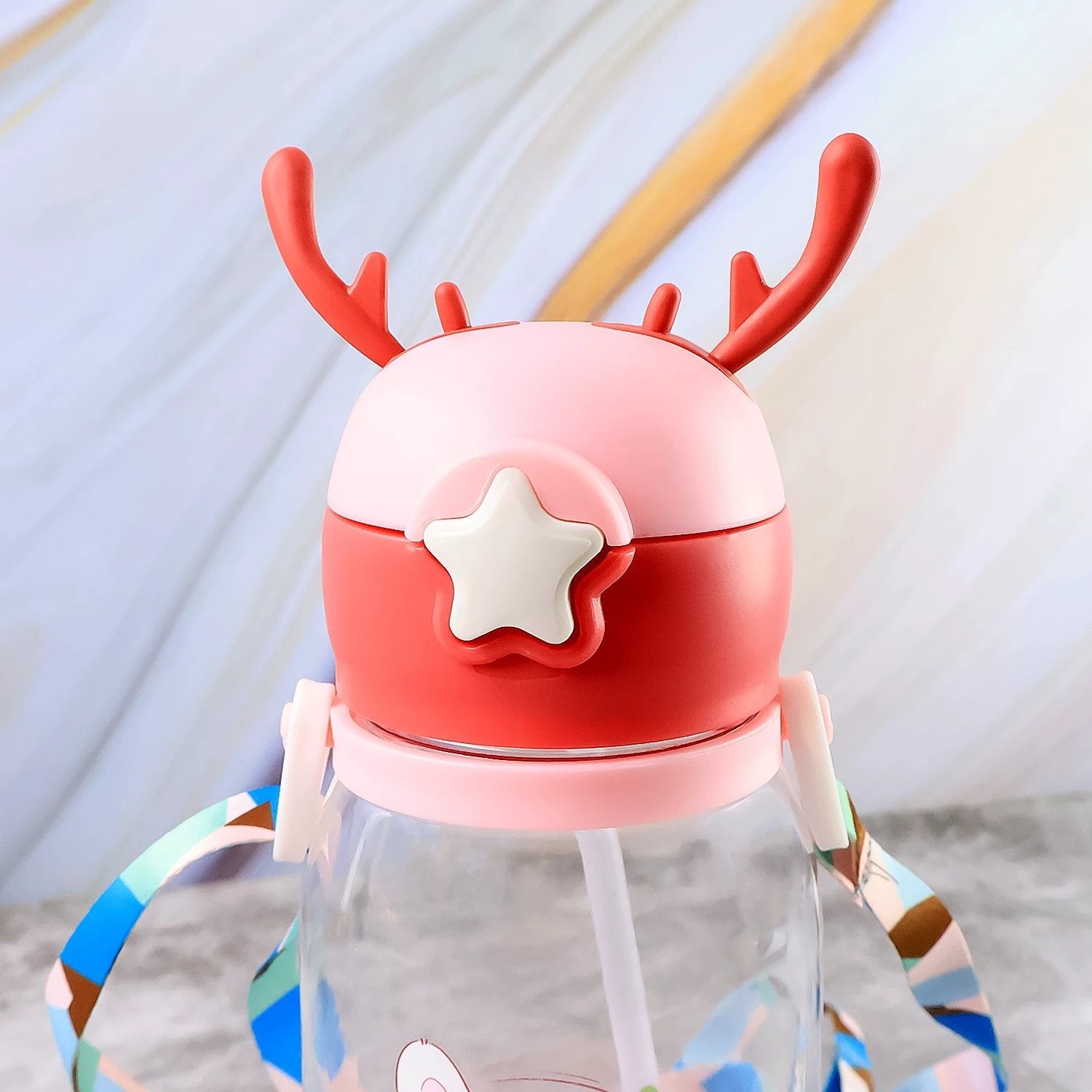 Cute Cartoon Water Bottle Approx 450ml (1 Pc) - 69kart
