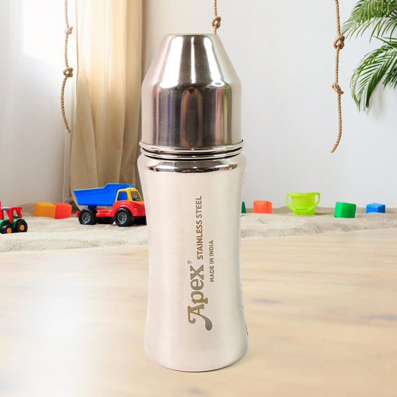 Apex Stainless Steel Baby Feeding Bottle 250ml