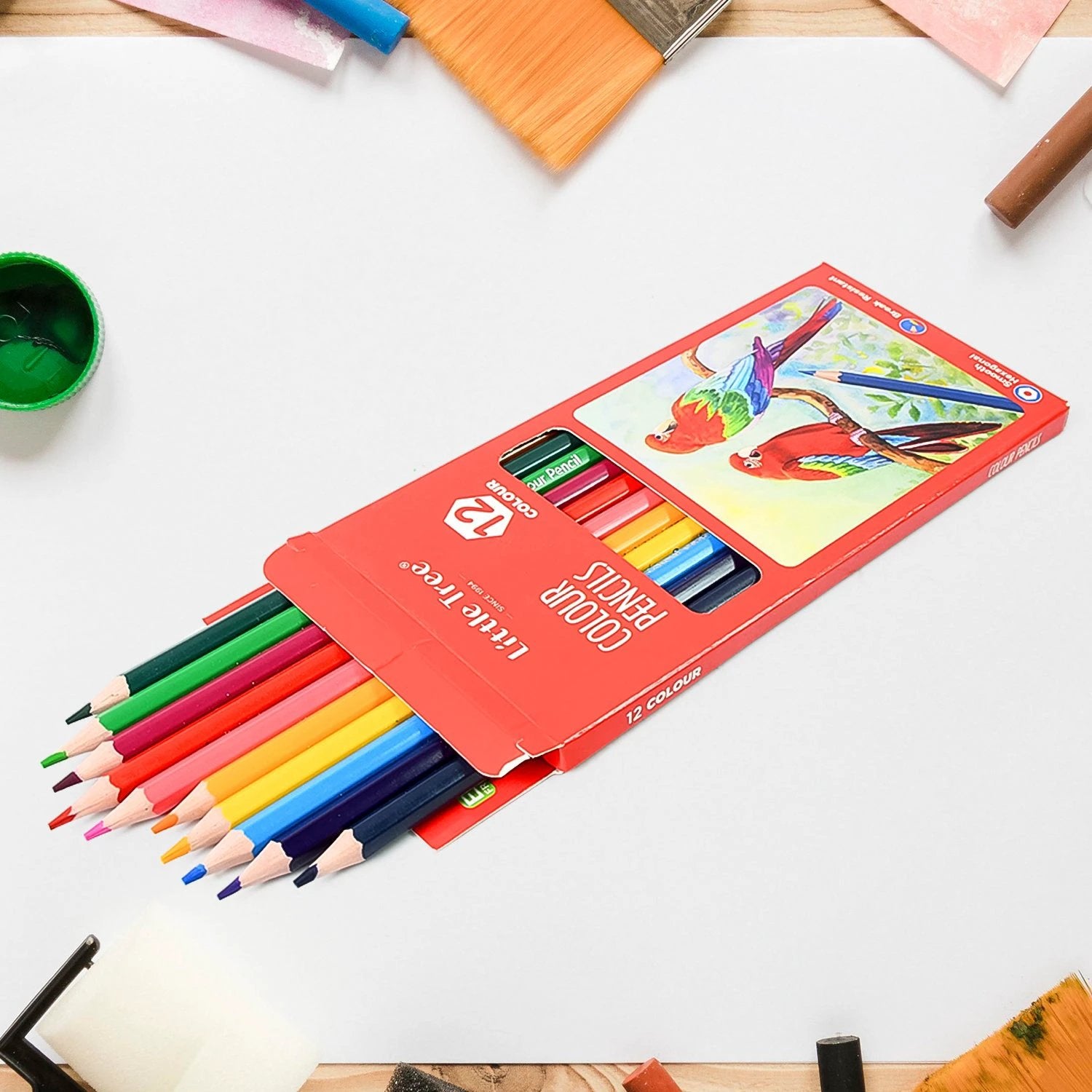 Art Drawing  Wooden Pencils Color (12 Pcs Set) - 69KART