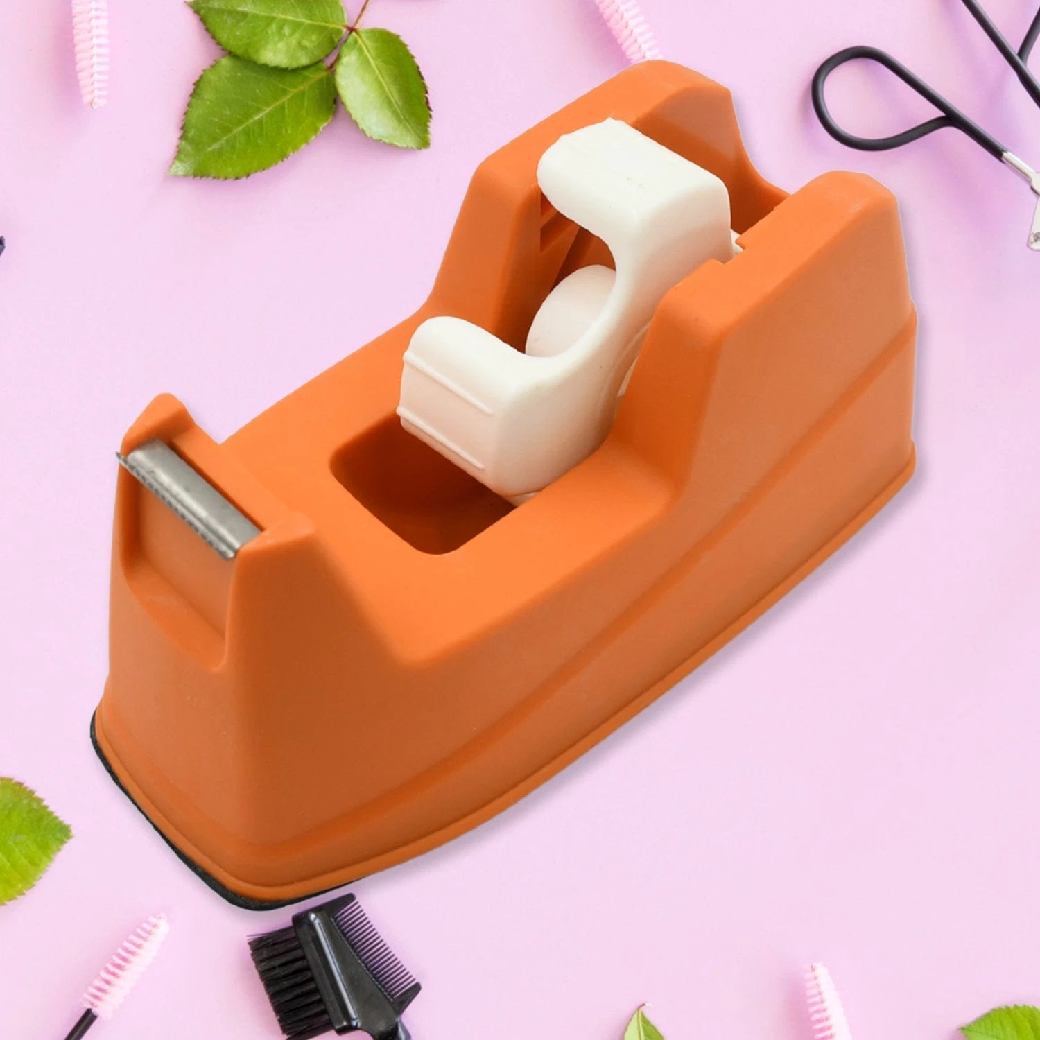 9508 Plastic Tape Dispenser Cutter For Home Office Use Tape Dispenser For Stationary Tape Cutter Packaging Tape (1 Pc 605 Gm) by Wukusy