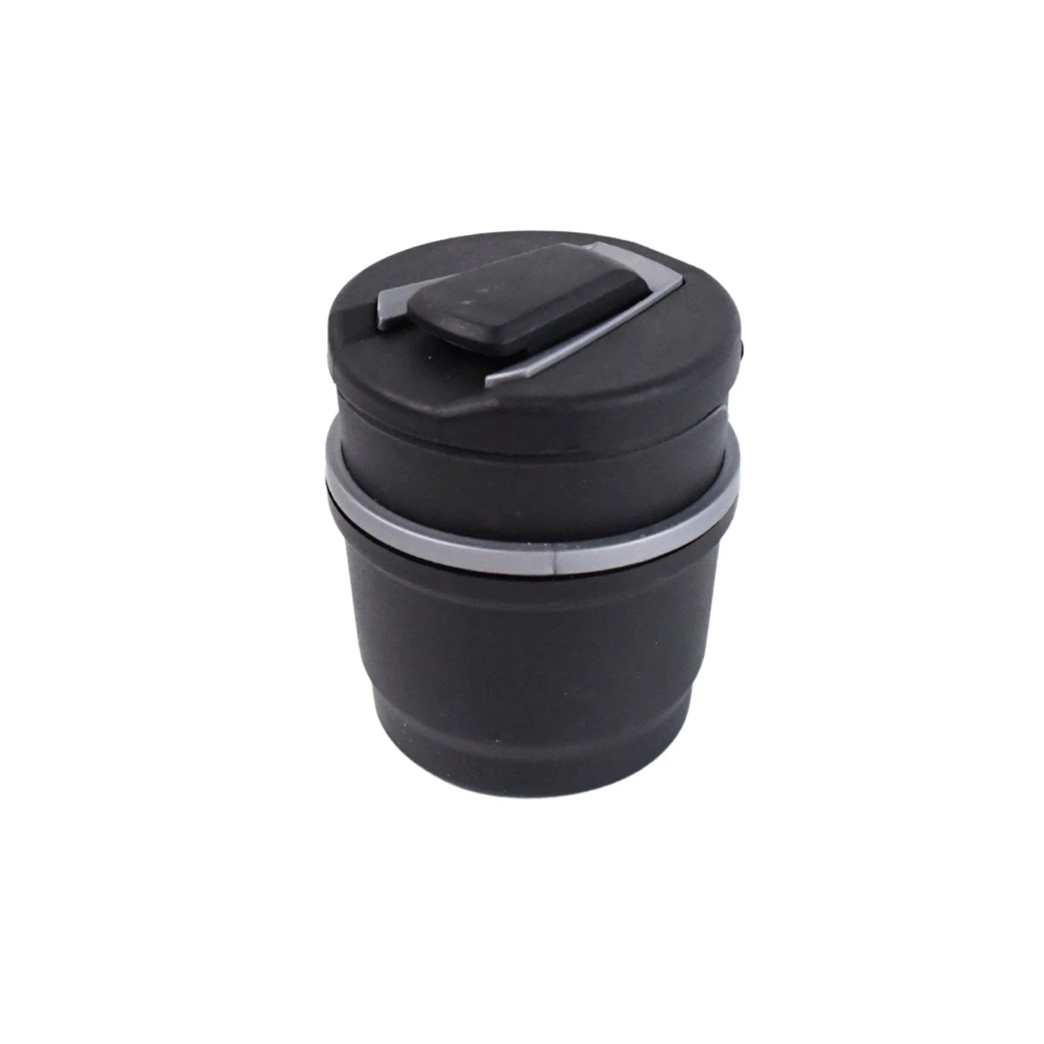 Portable Car Ashtray With Lid And Blue Led Light (1 Pc) - 69kart