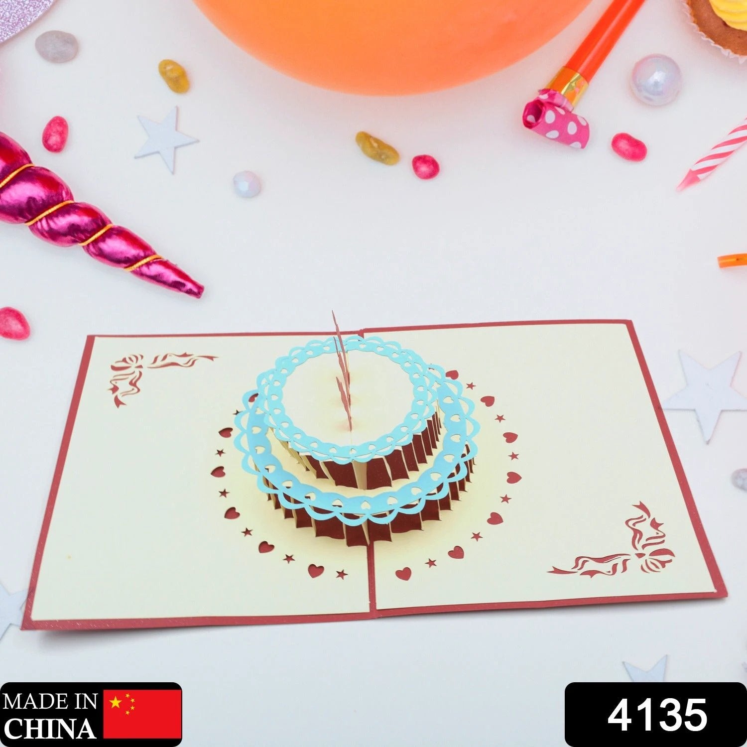 3D Pop-Up Greeting Card - Multi-Occasion by Wukusy