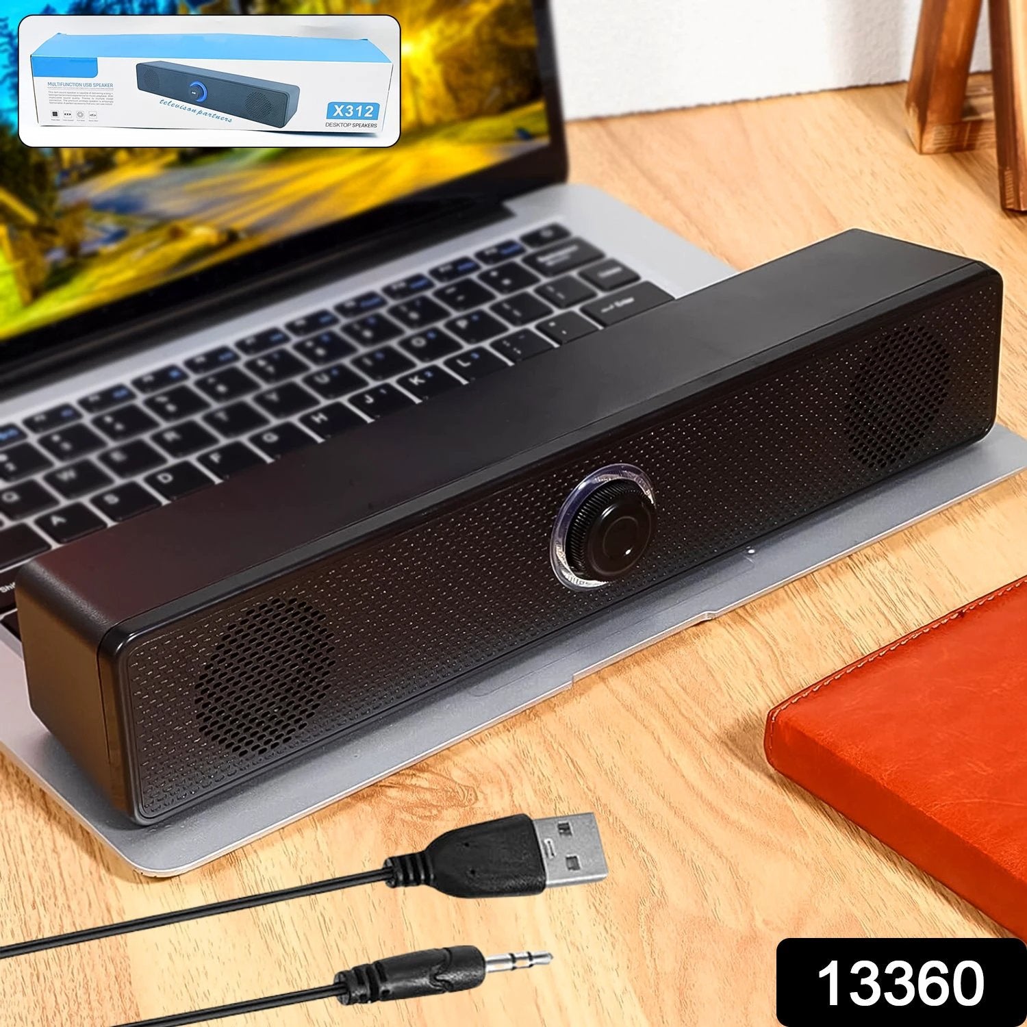 Desktop Computer Speaker Wired Plug And Play Usb Powered Speaker (1 Pc) - 69KART