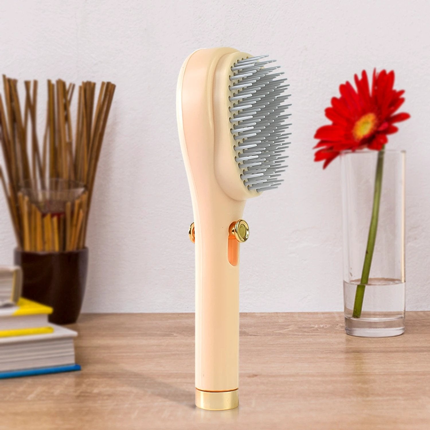 Self-cleaning Anti-static Massage Comb (1 Pc) by Wukusy