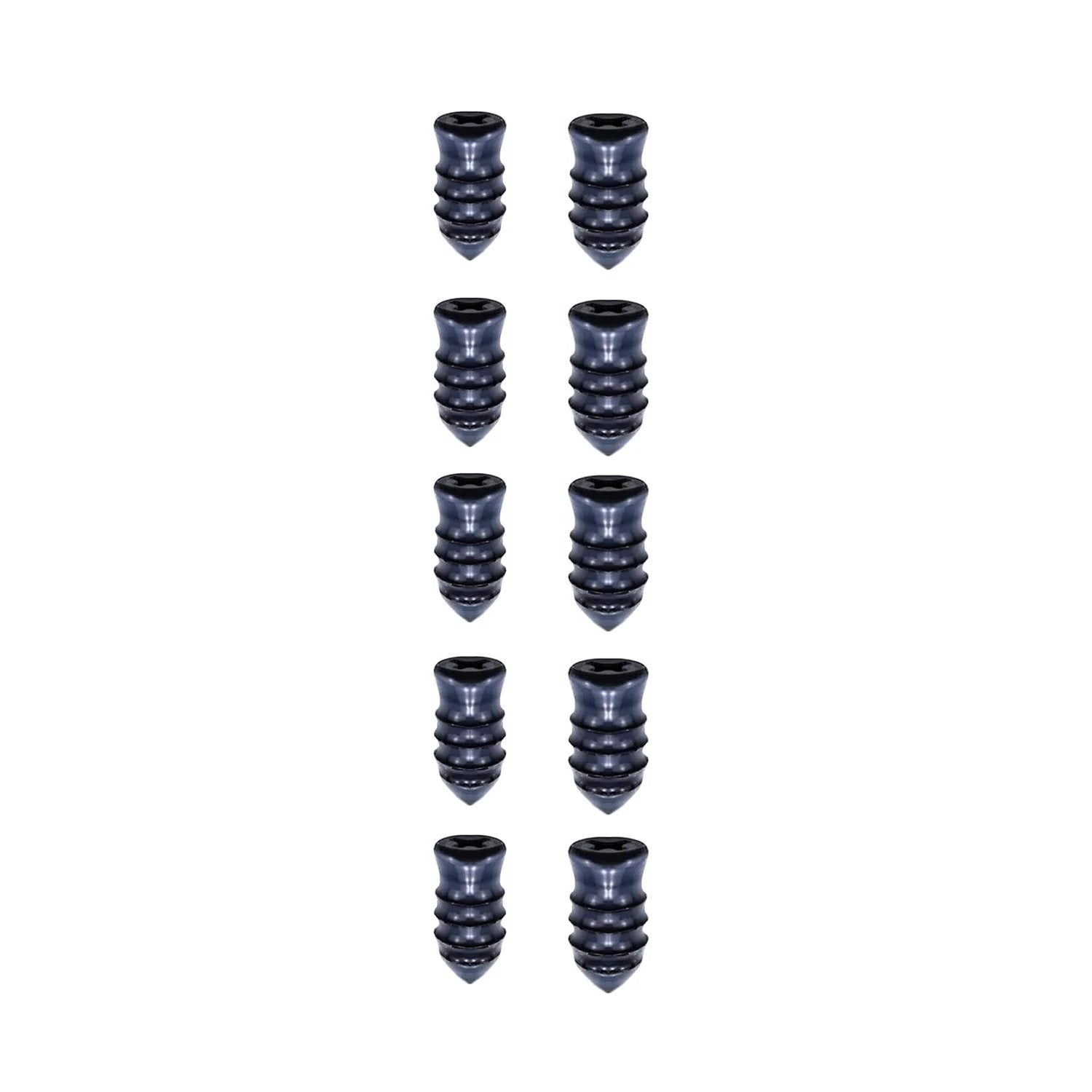 Tire Repair Rubber Nail Car Tire Repair Nails Tire Repair Rubber Screws Black (10 Pcs Set) - 69KART