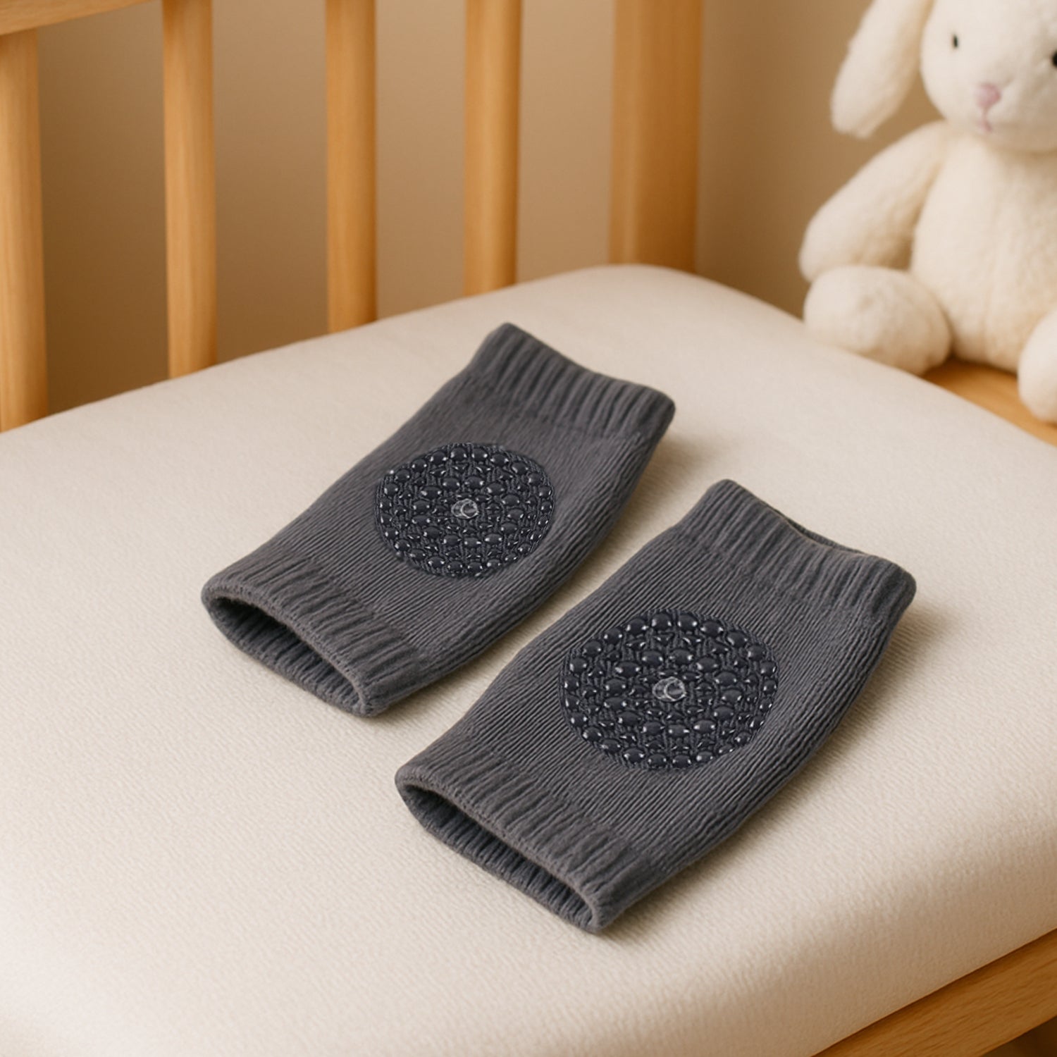 Dark Grey Toddler Wool Knit Leg Warmer
