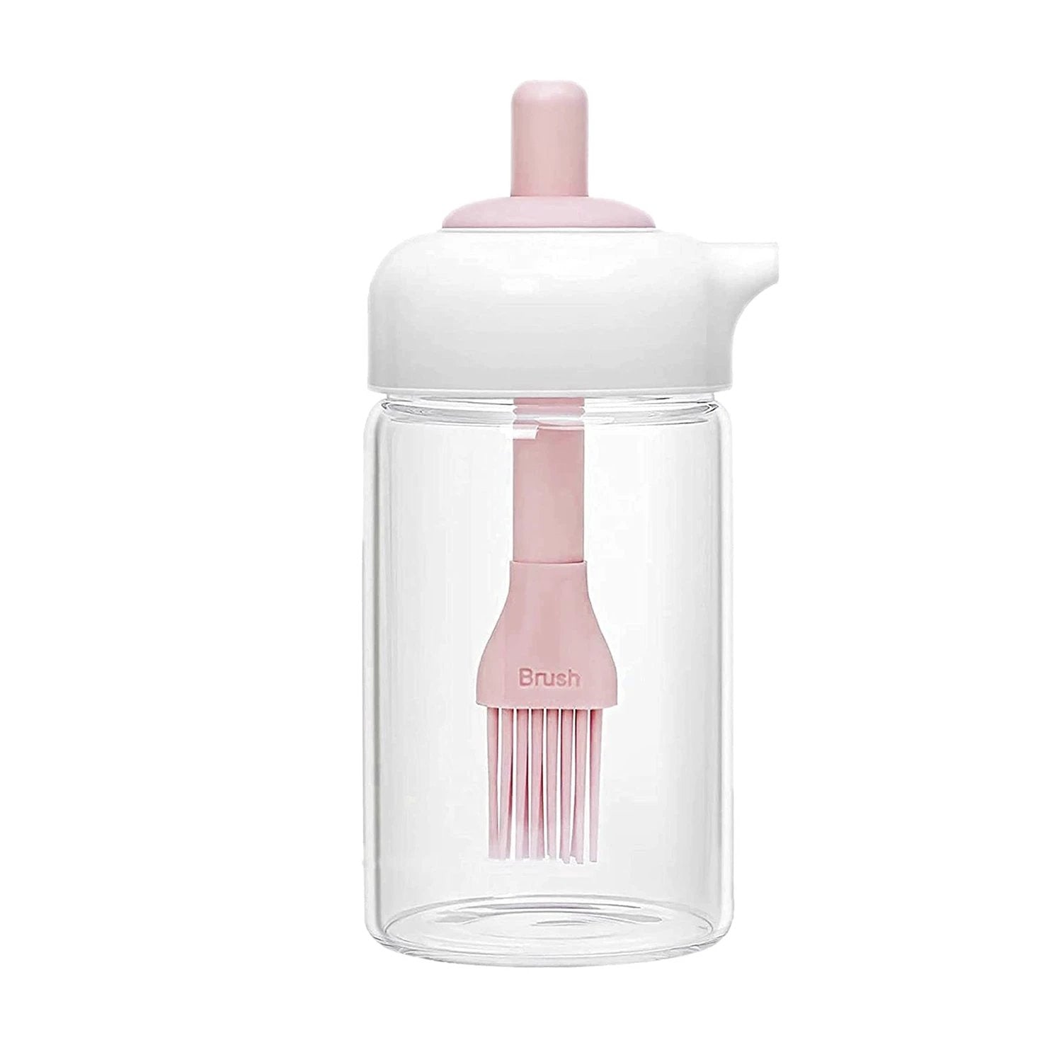 Oil Dispenser With Silicone Oil Brush (1 Pc With Brush 250 Ml Approx) by Wukusy