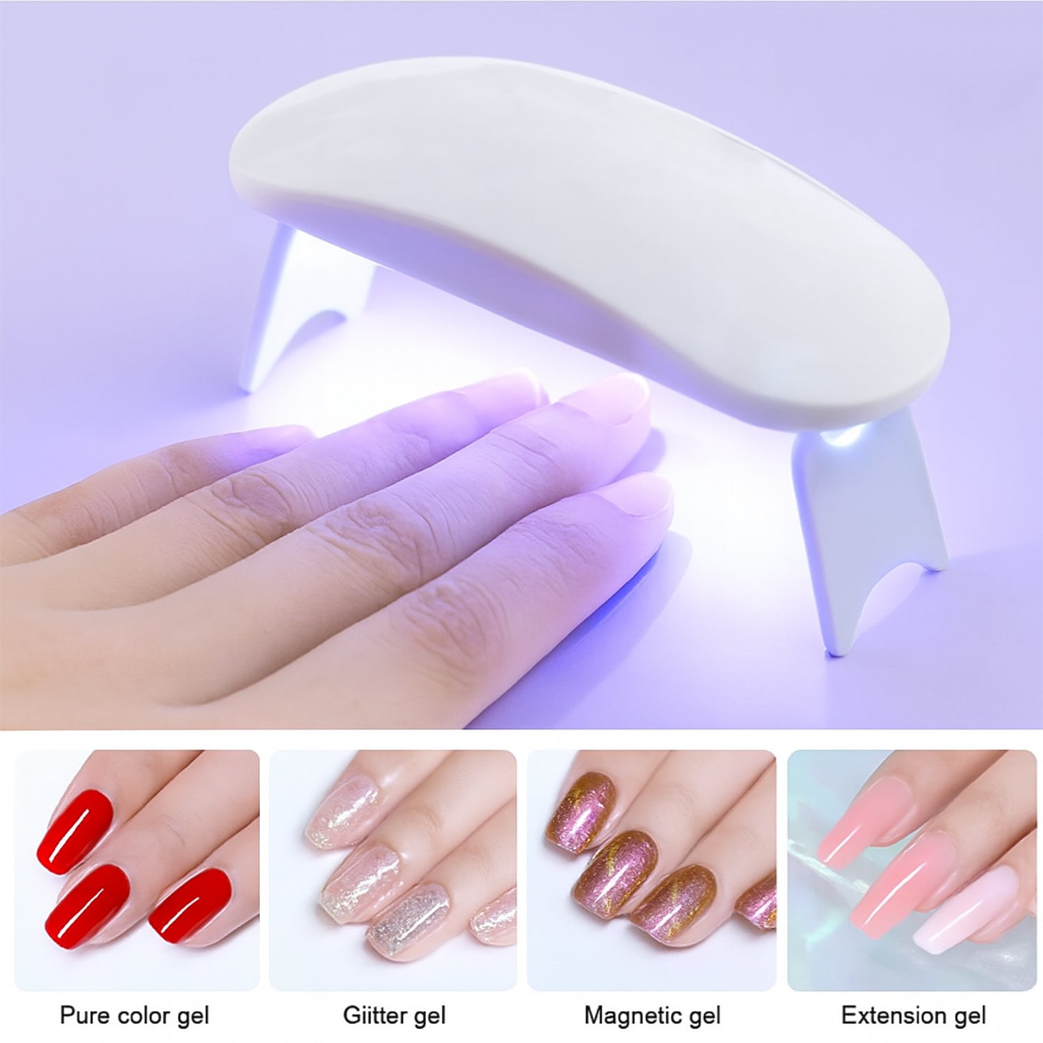 Mini Portable Nail Lamp UV Led