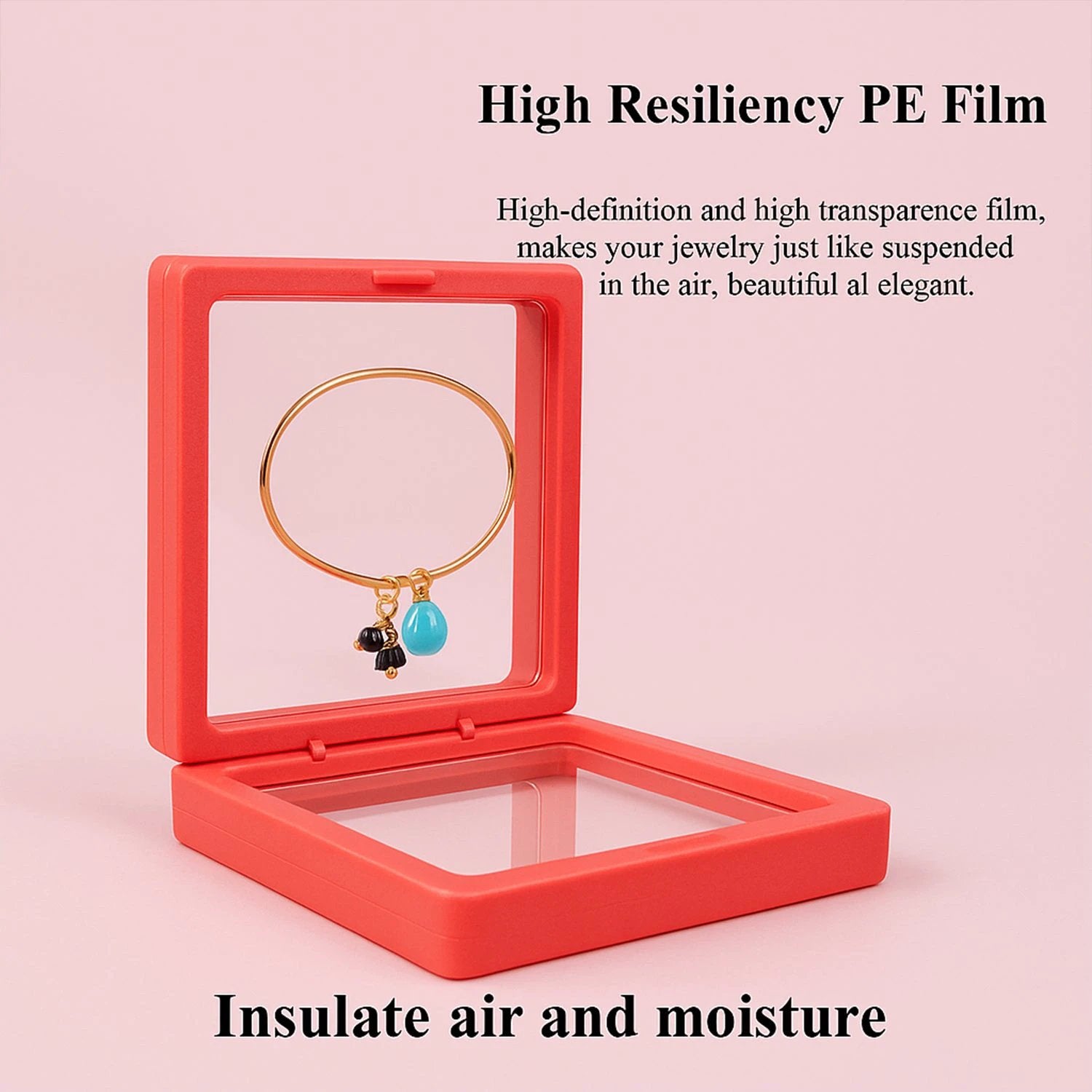 Transparent Jewellery Display Box (9x9 Cm  1 Pc) - 69kart